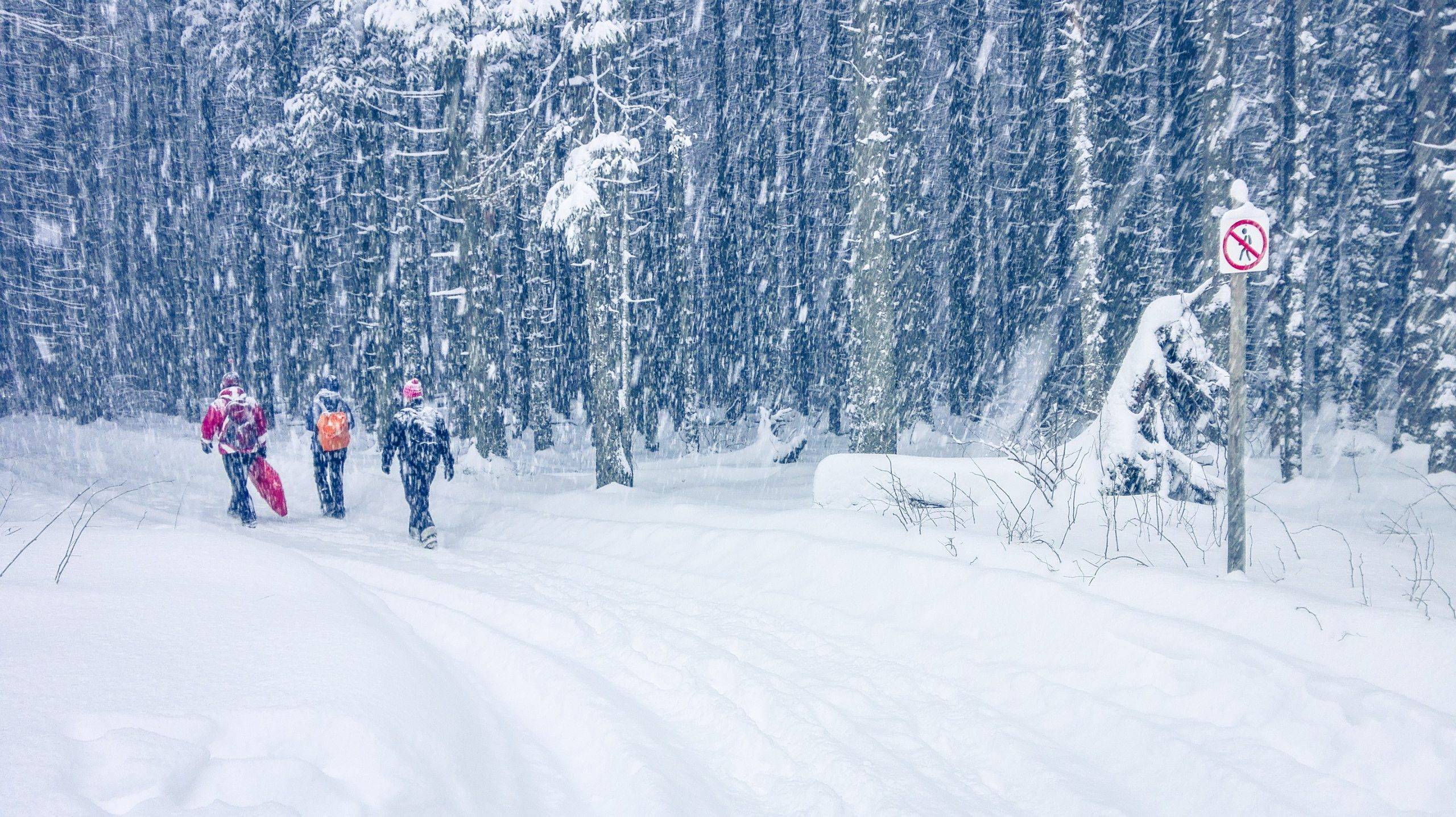 Walking a forbidden route in Tatra Mountains, Poland