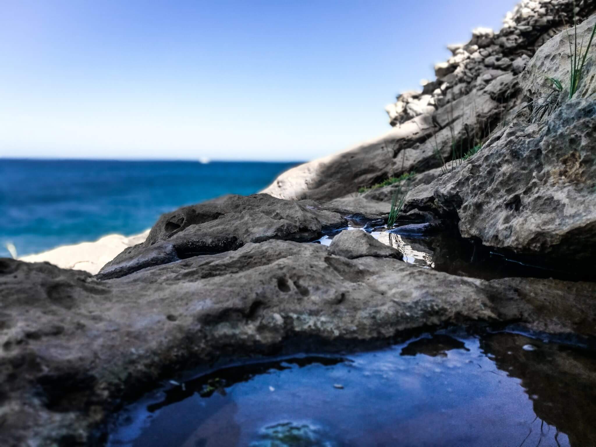 Shore of Cova Tallada Spain