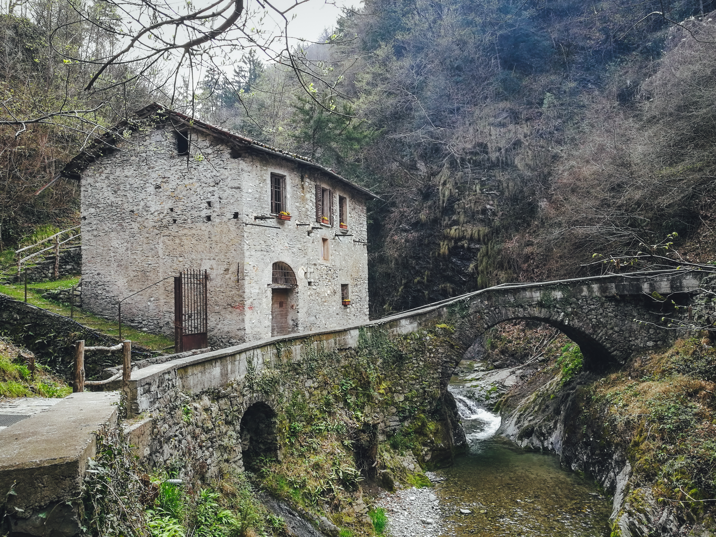 Wayfarer's Trail near Lake Como, Italy