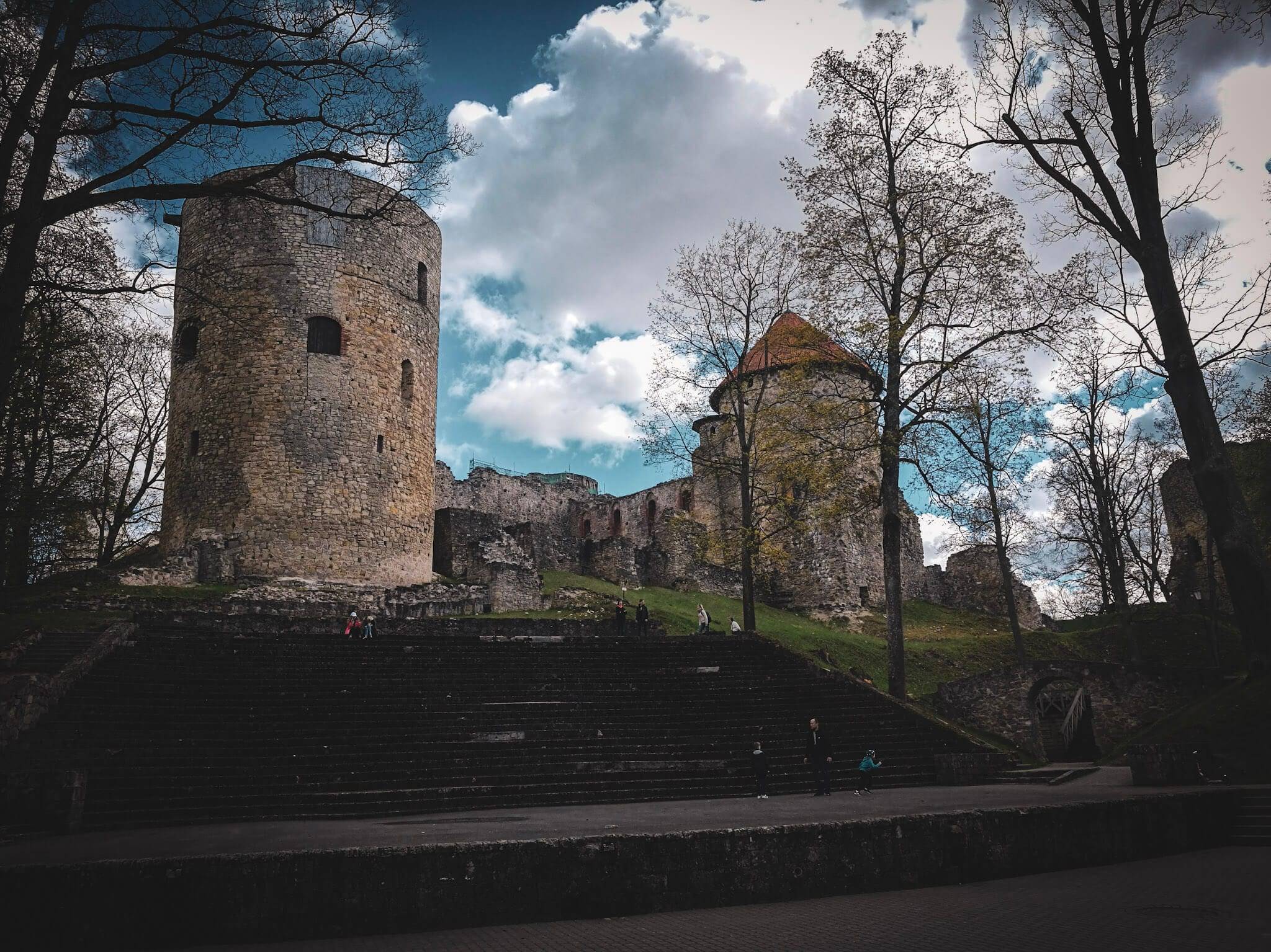 Cesis Castle in Gauja National Park, Latvia