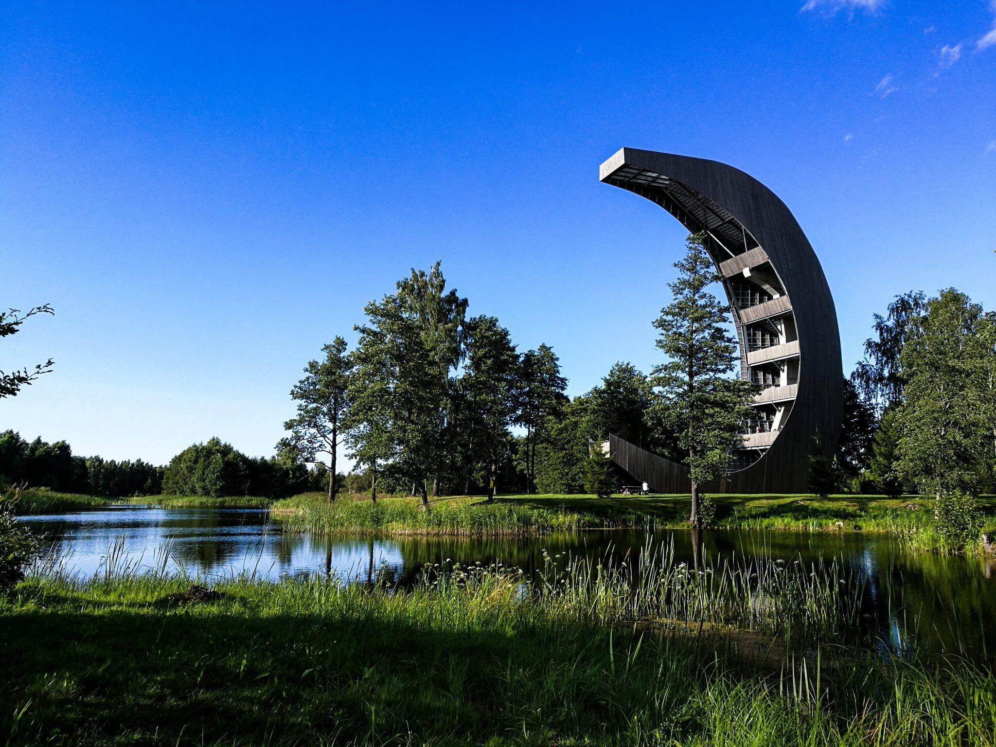 kirkilai lakes tower lithuania