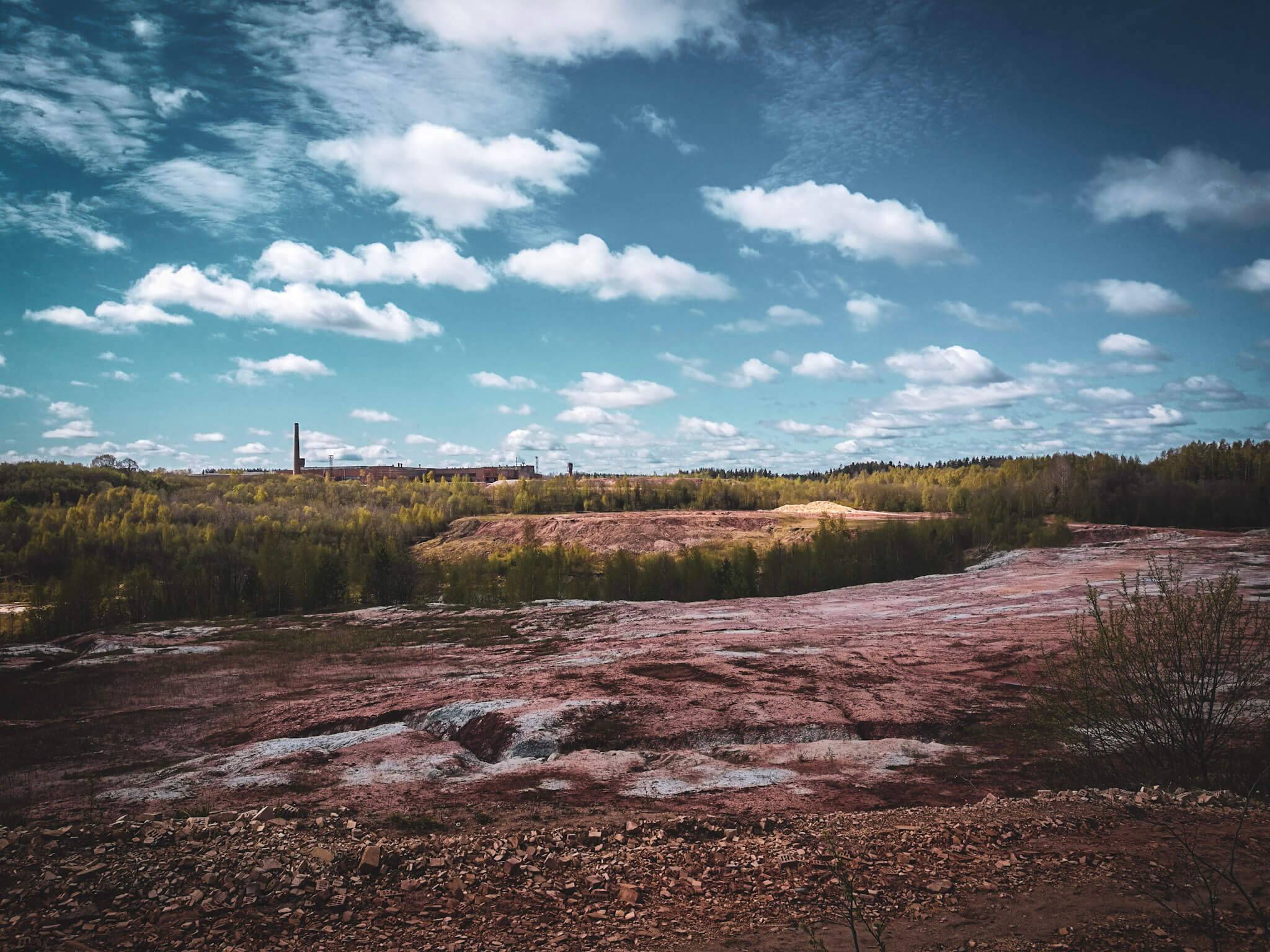 Lode Clay Pit in Gauja National Park, Latvia