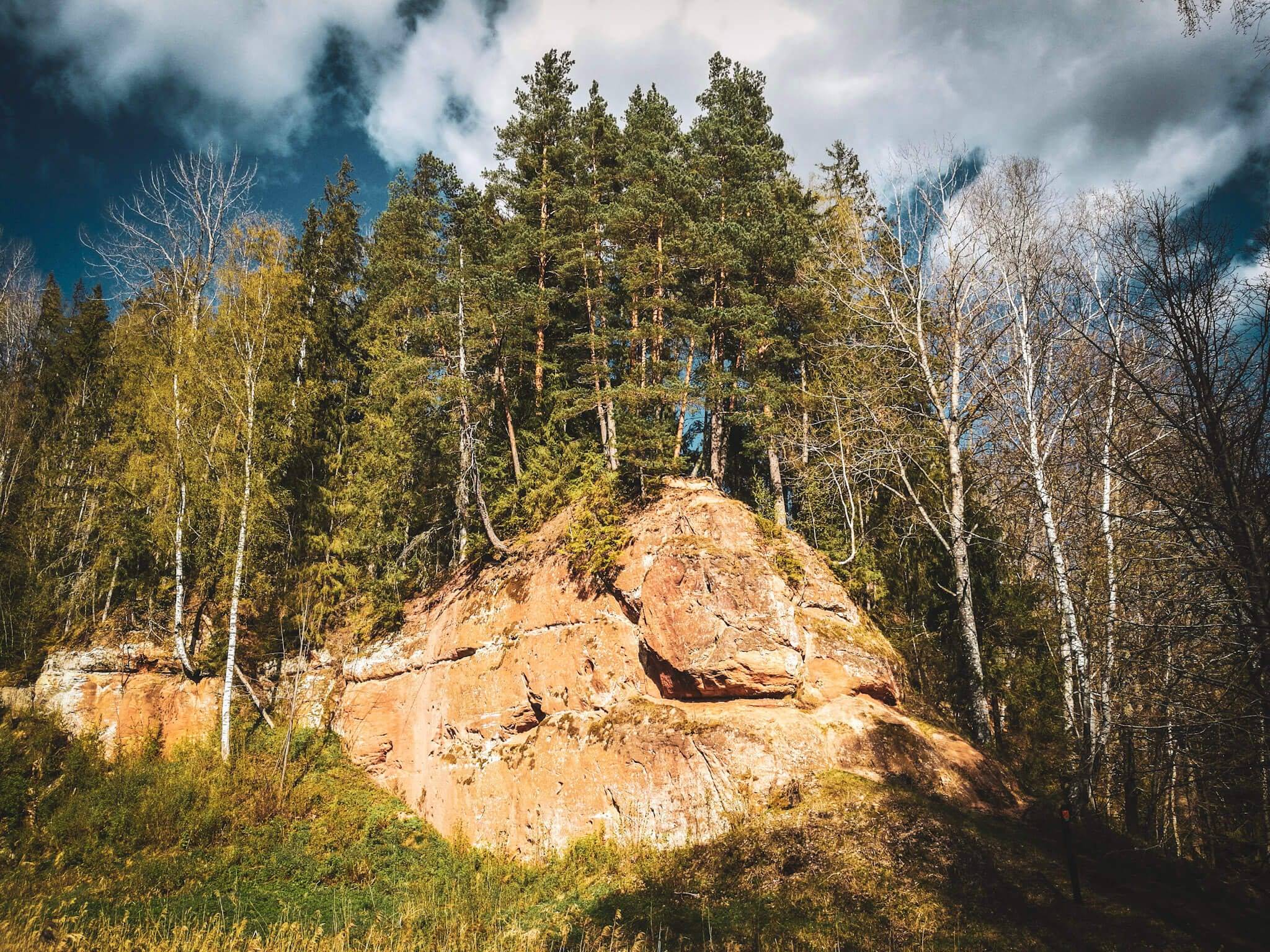 Miglas Rock in Gauja National Park, Latvia