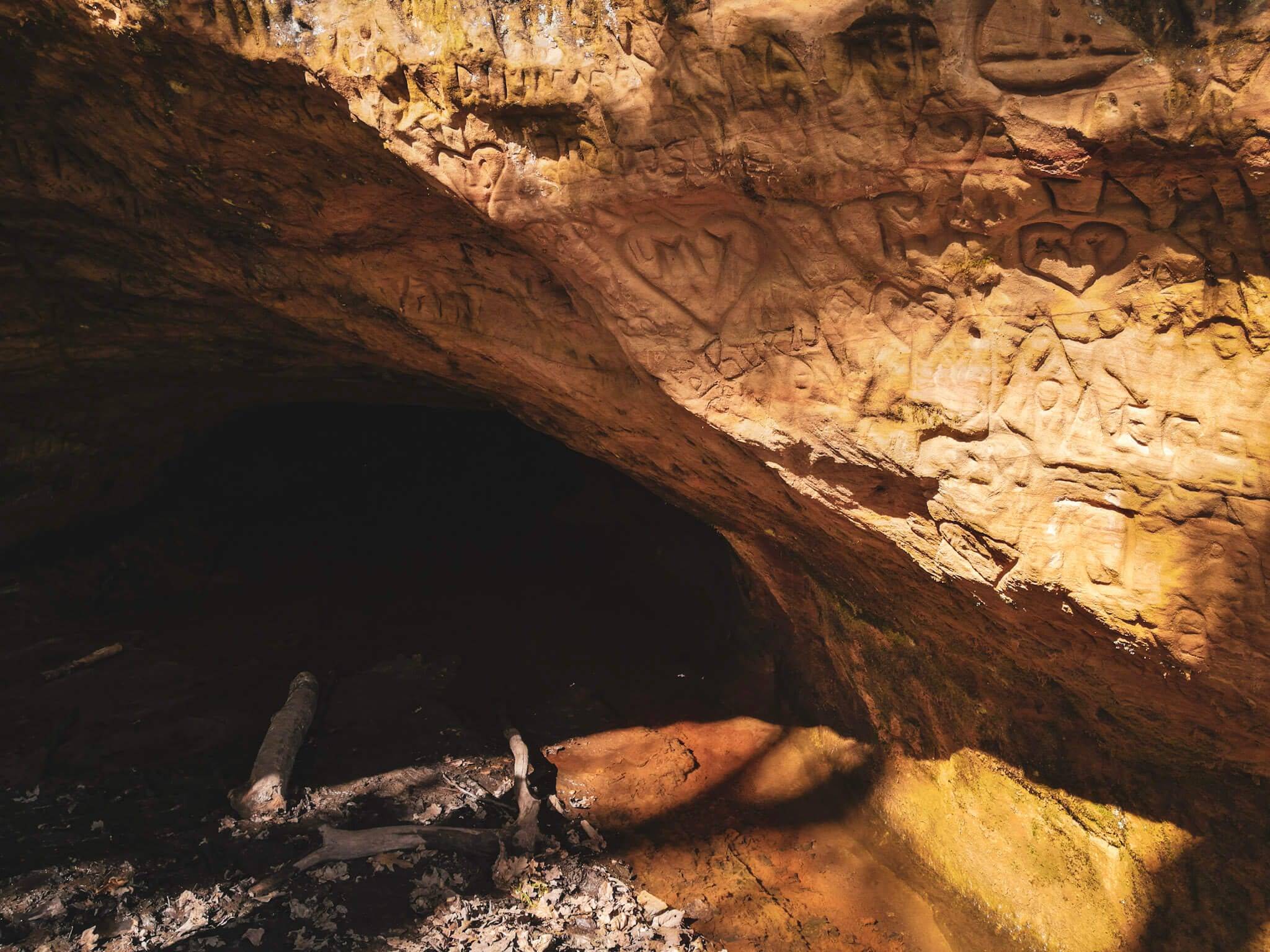 Viktor Cave in Gauja National Cave, Latvia