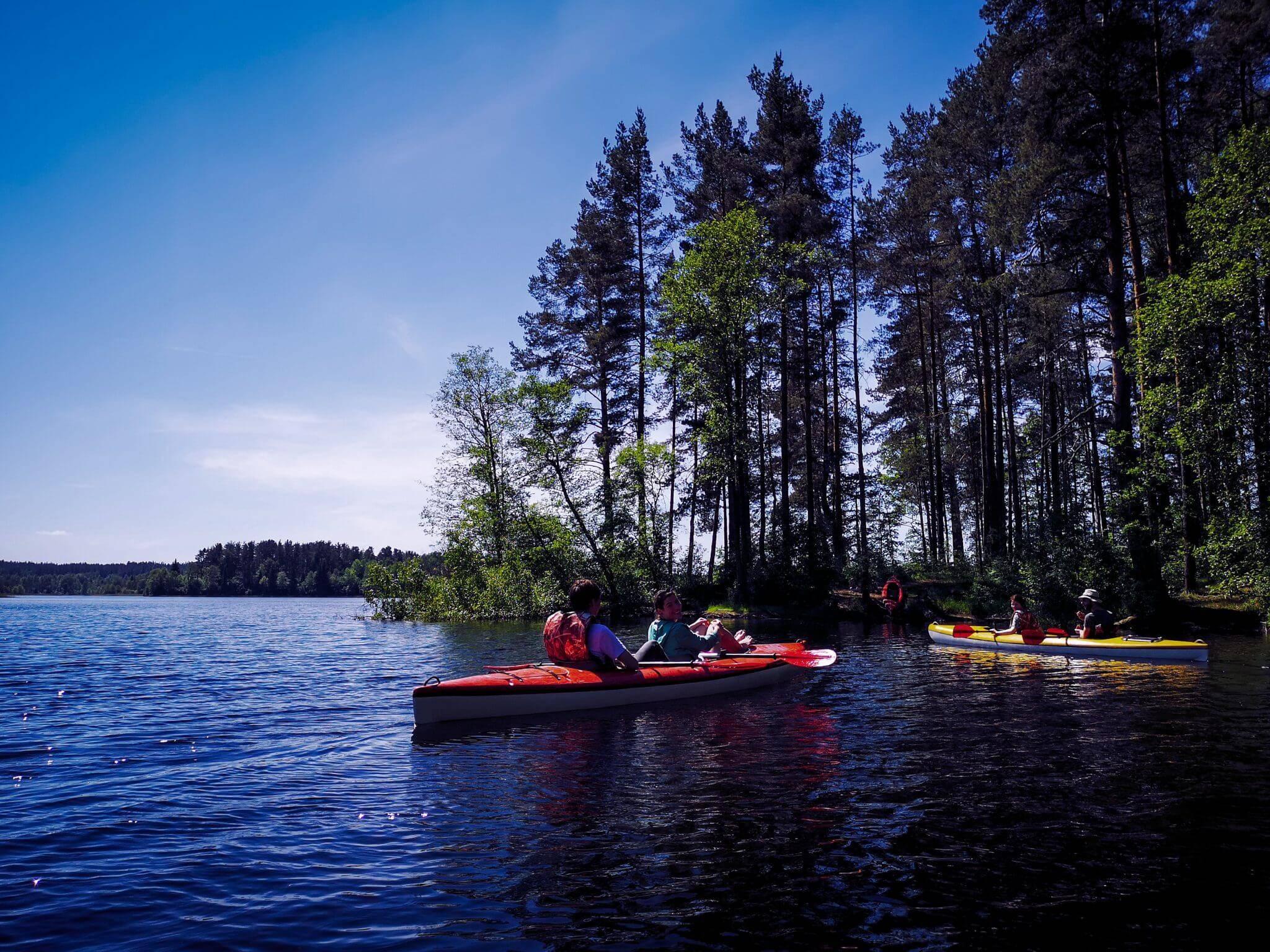 kayaking in baluosas