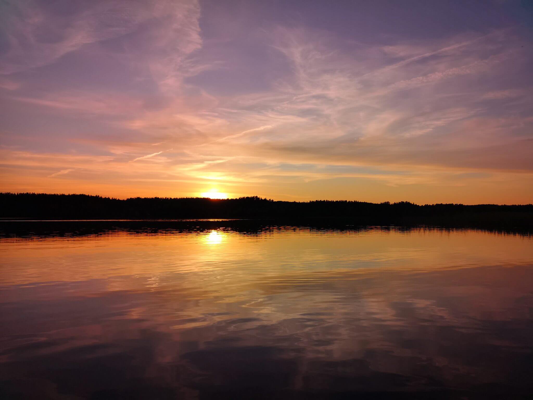 lake almajas sunset