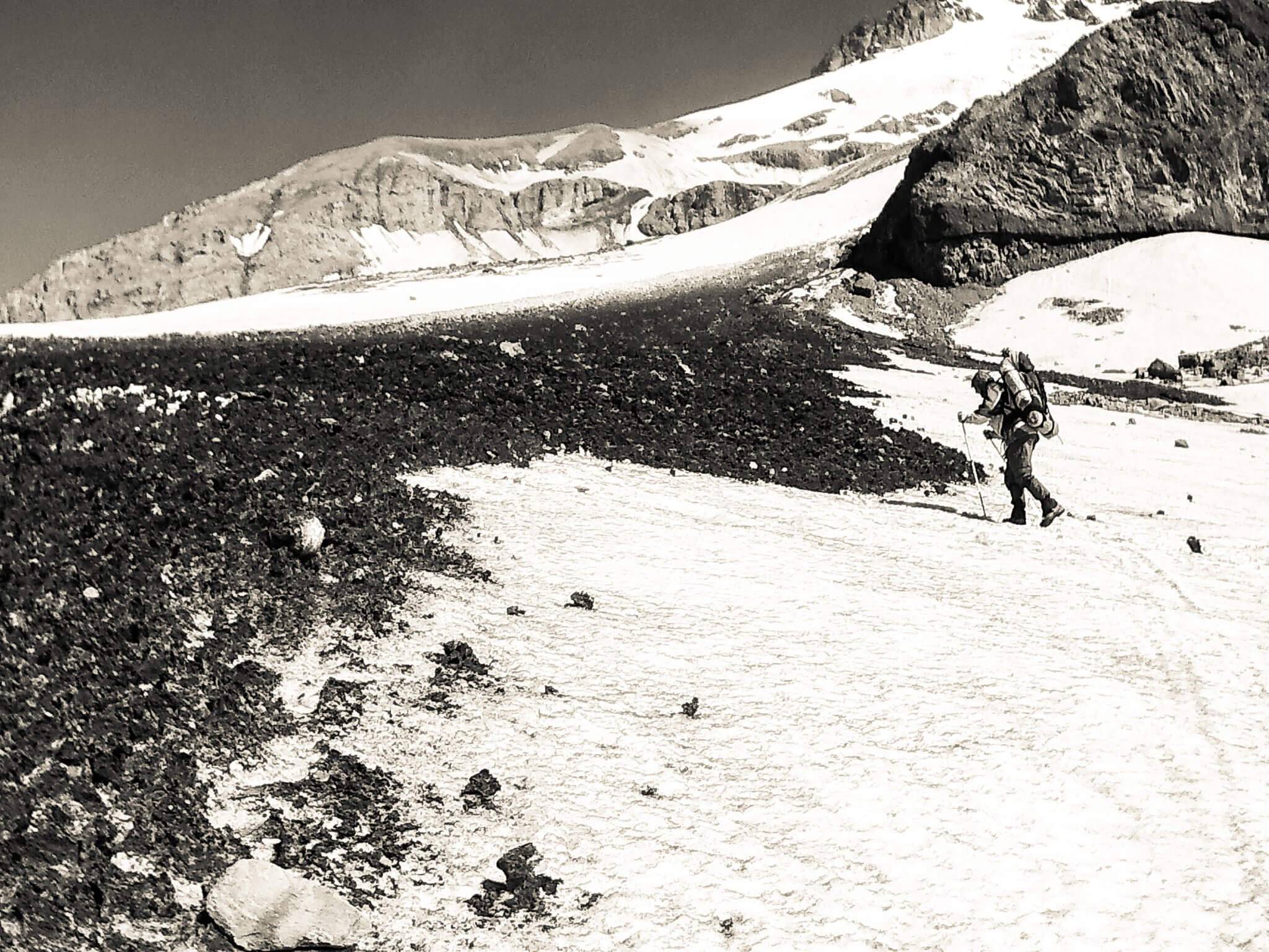 climber debris landslide