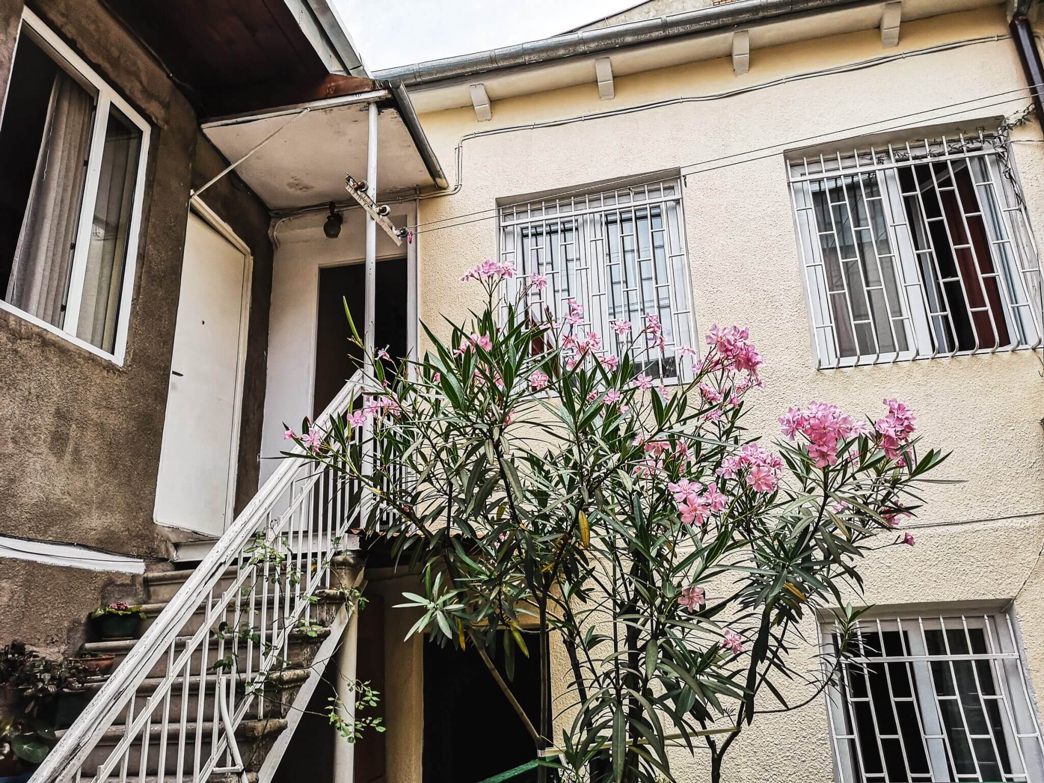 entrance to guesthouse tbilisi
