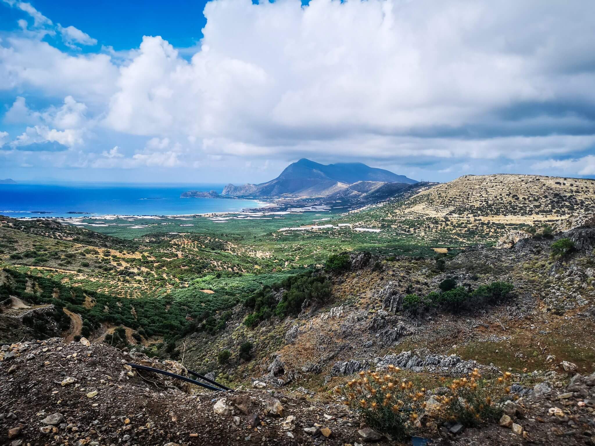 balos beach from a far