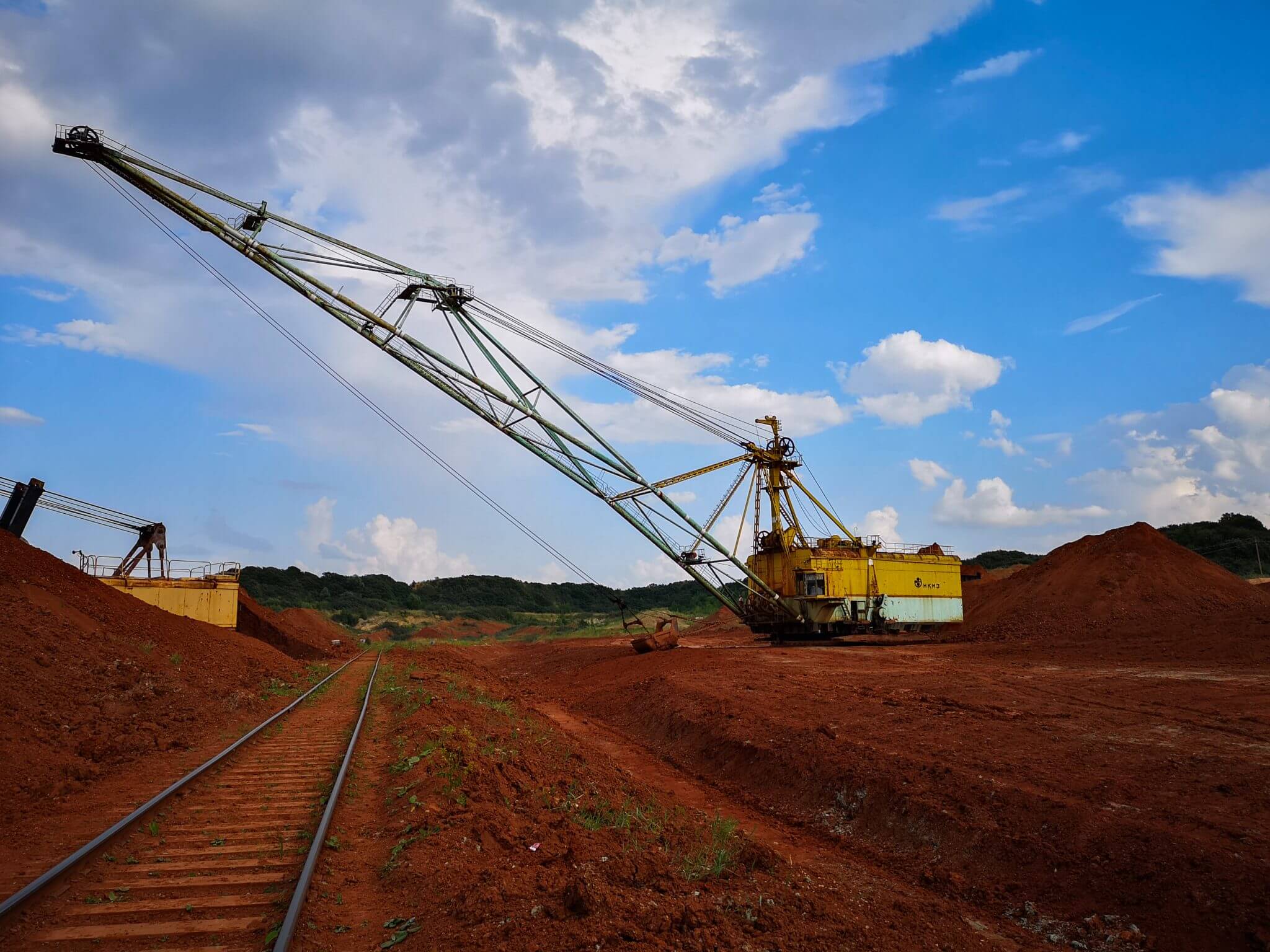clay pit near naujoji akmene