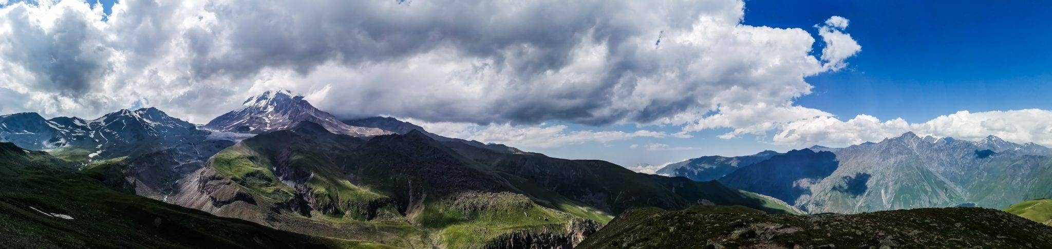 mount kazbek panorama