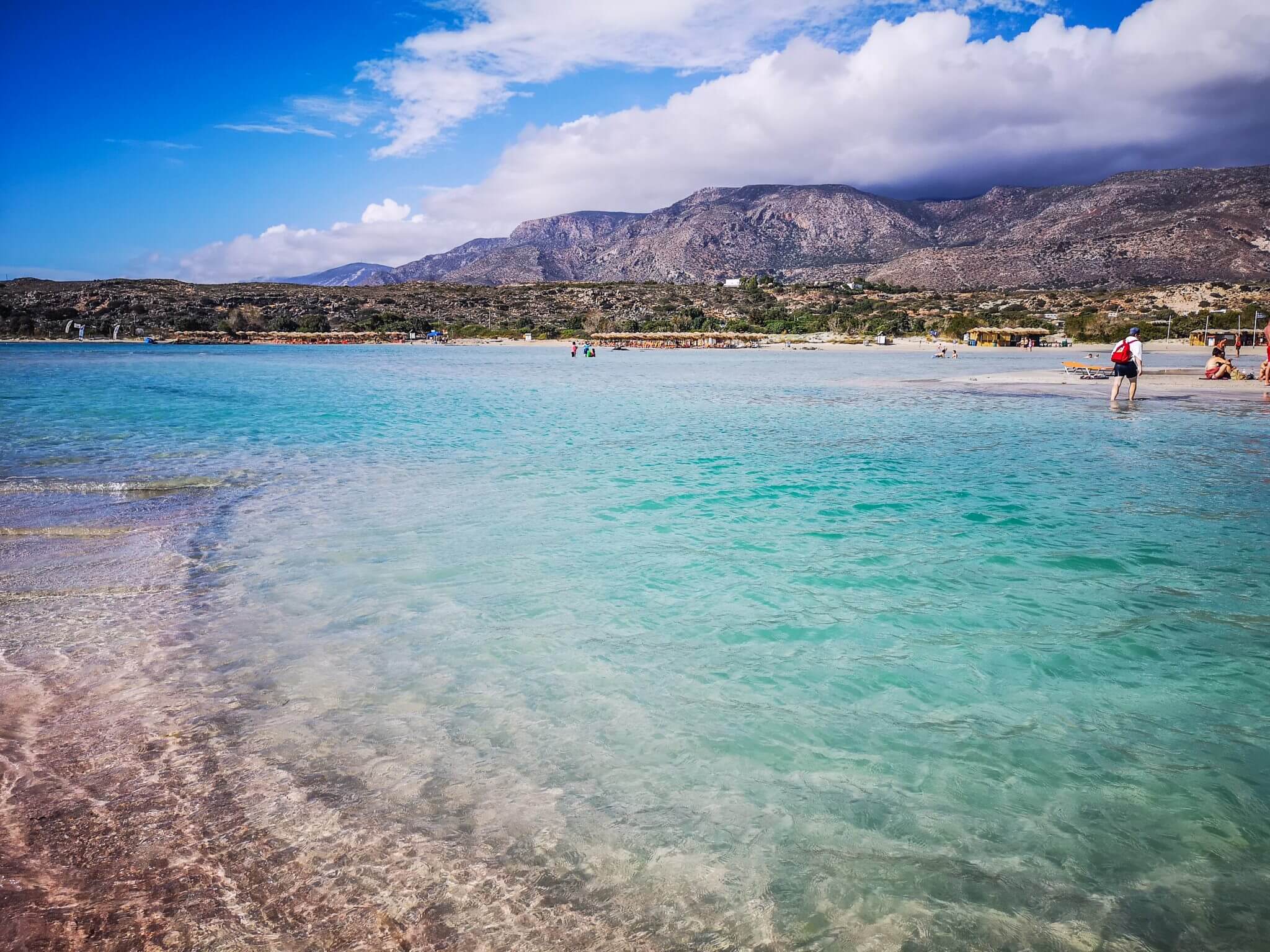 passage from elafonisi beach to island