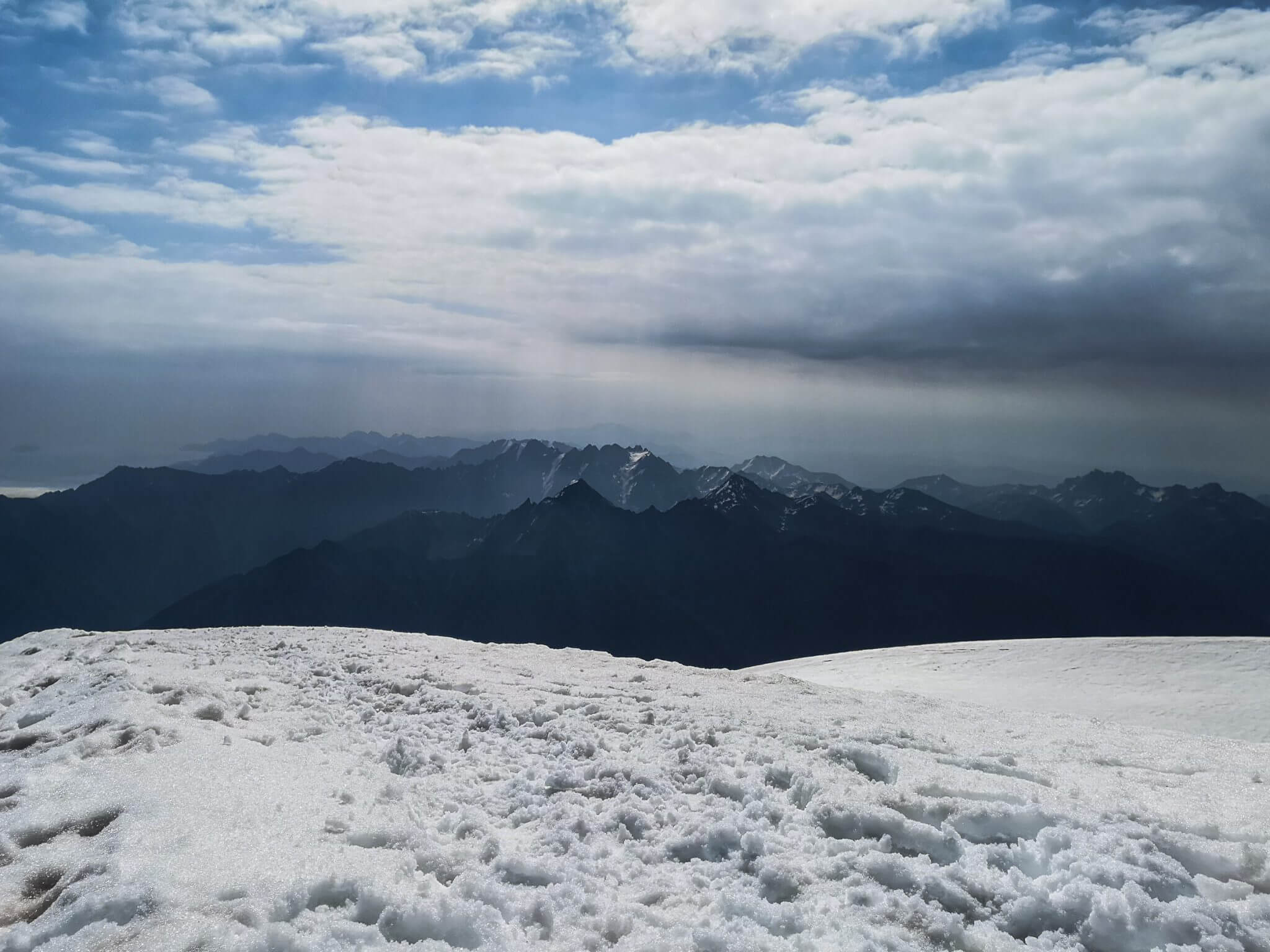 caucasus mountains landscape panorama
