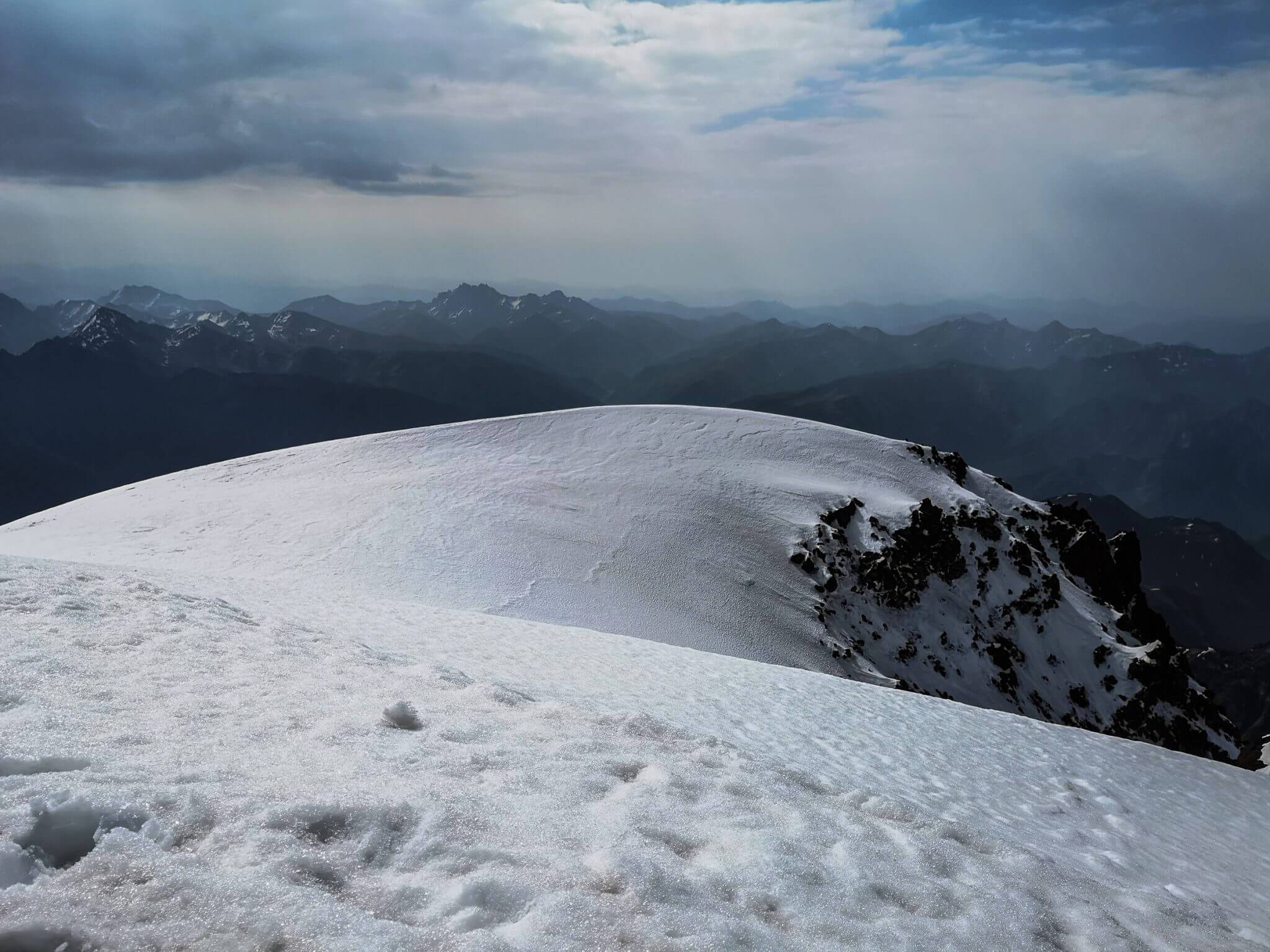 mount kazbek peak 2 caucasus panorama