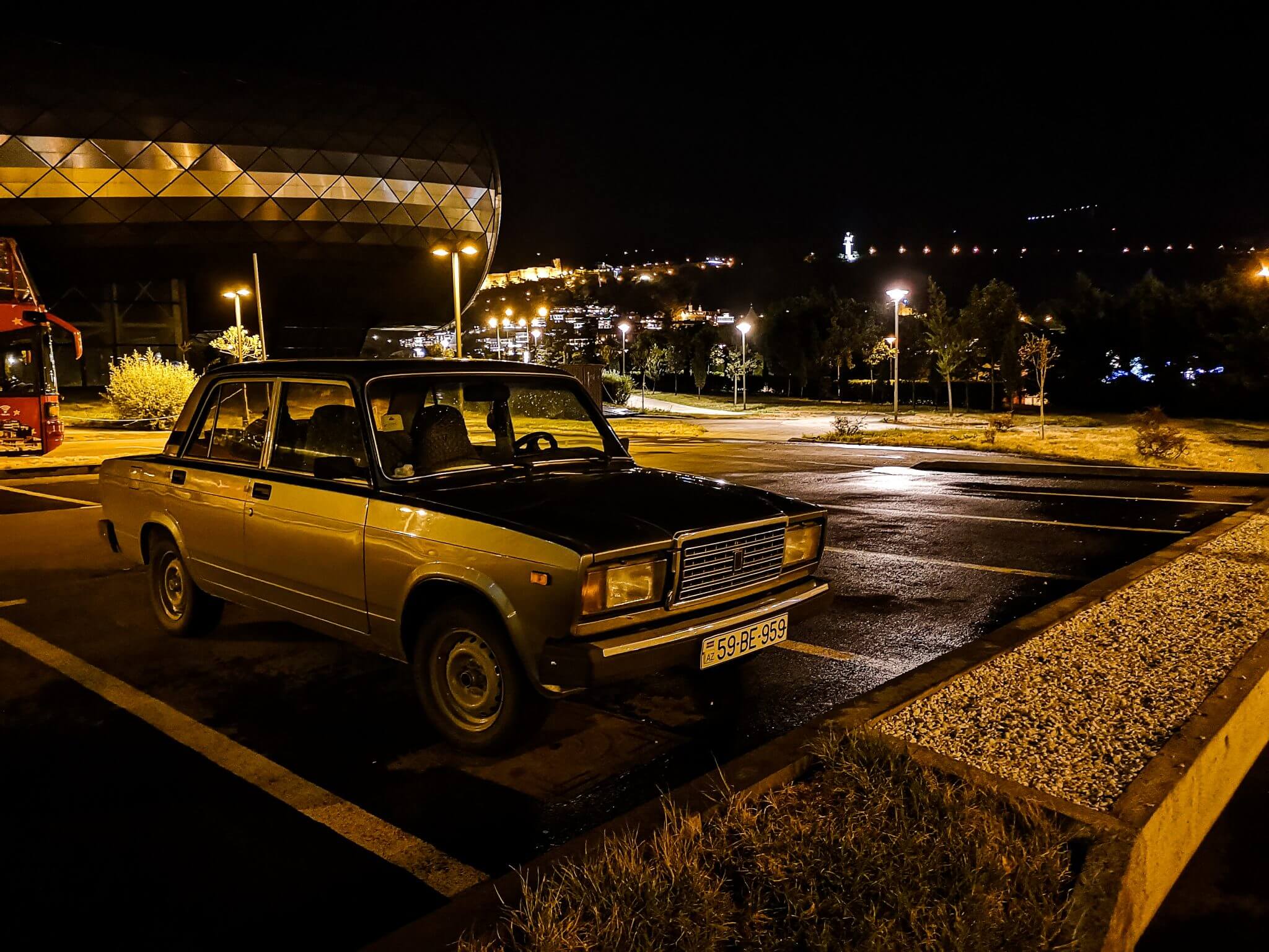 georgia capital night soviet car