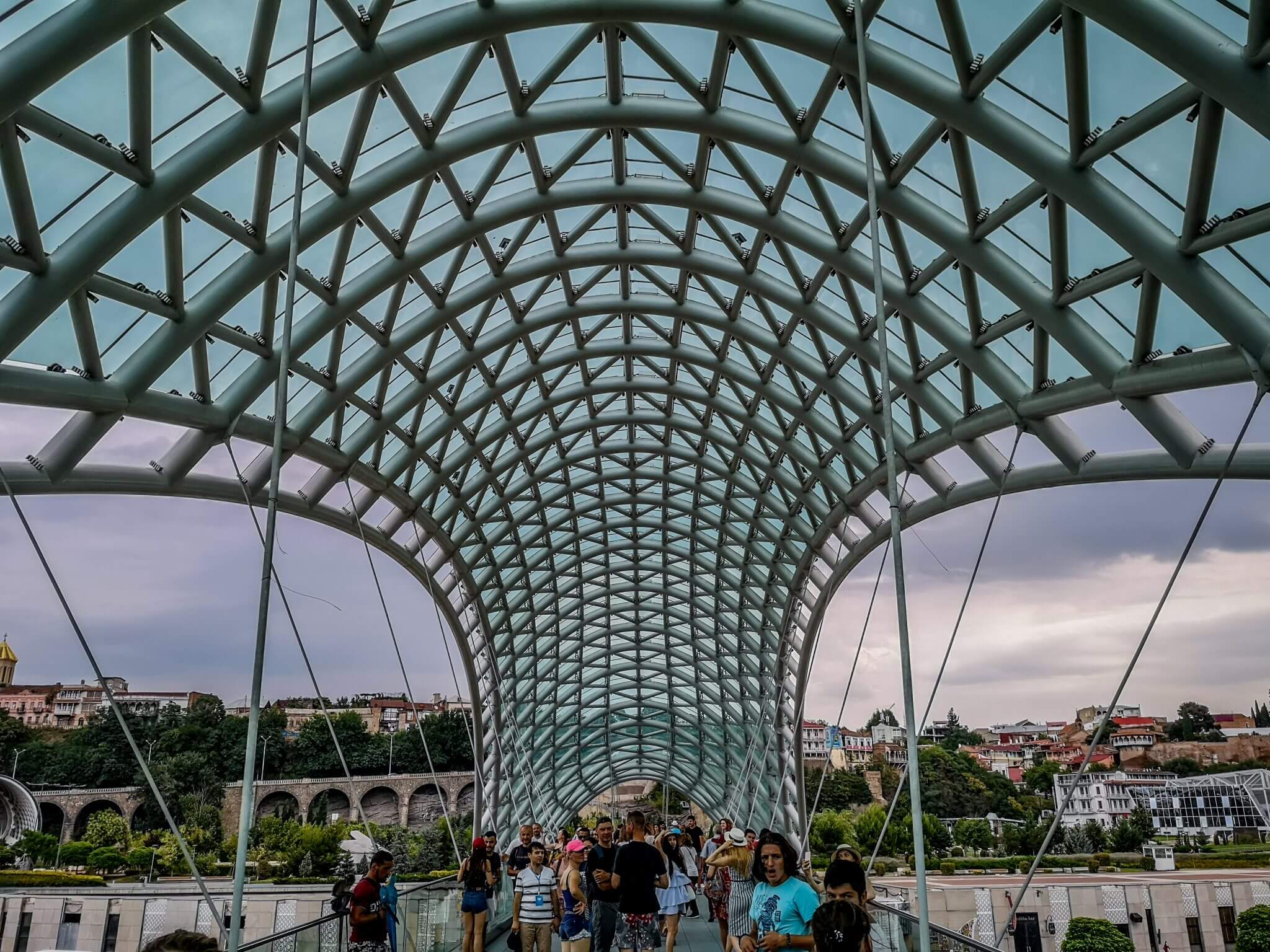 georgia capital tbilisi bridge of peace