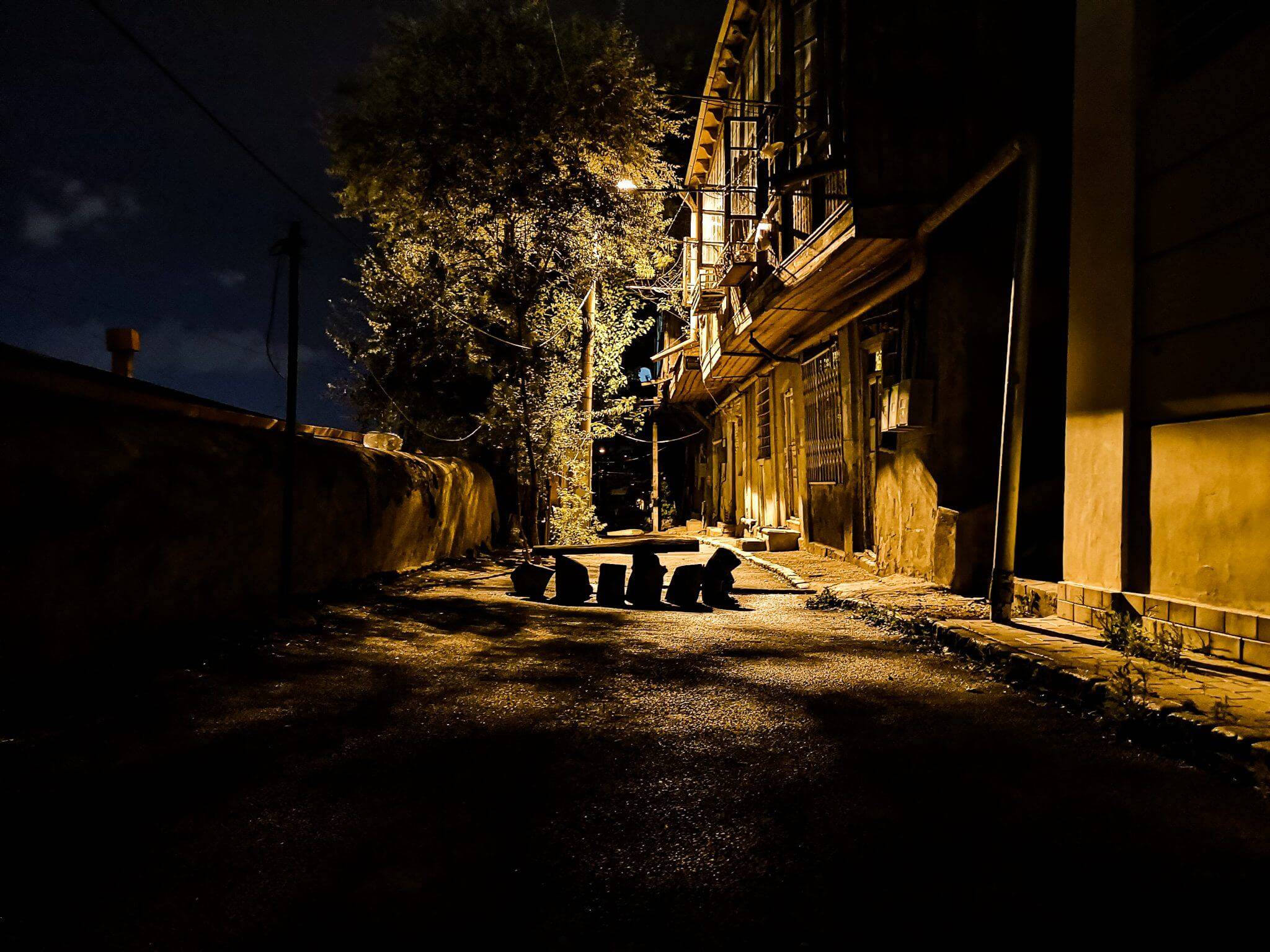 georgia capital tbilisi night street