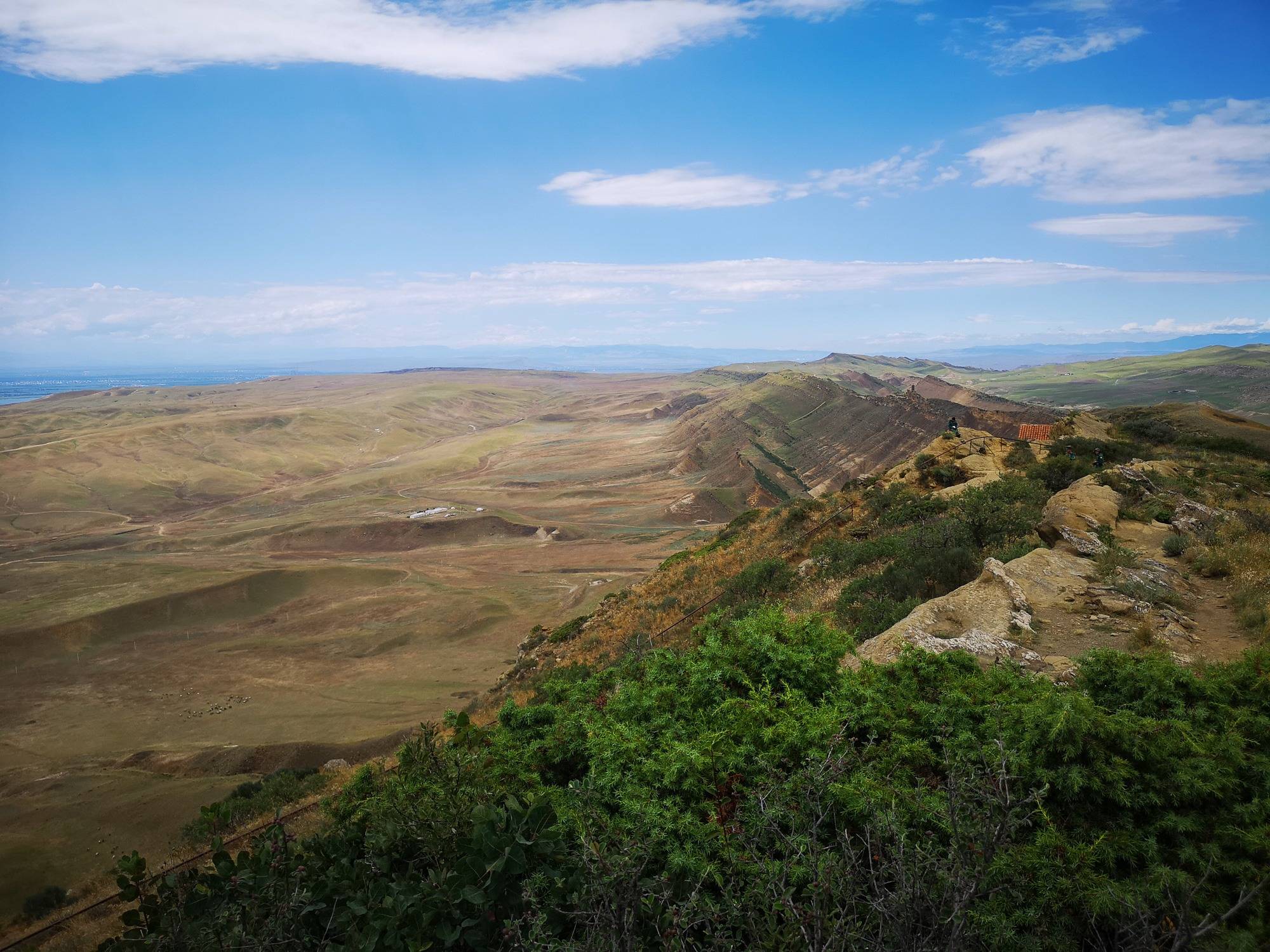 Natural border mountains of Azerbaijan and Georgia