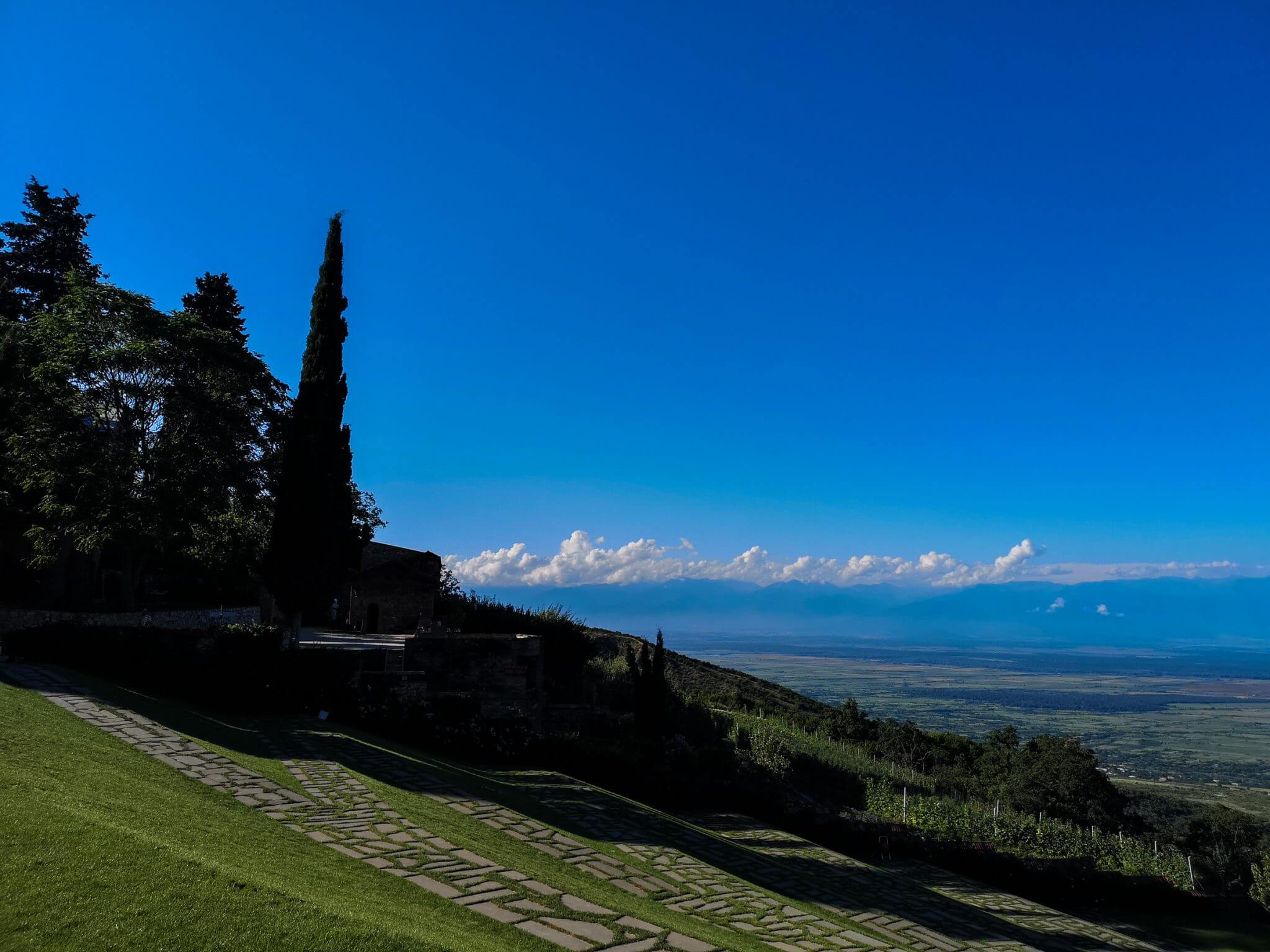 kakheti region bodbe monastery scenery