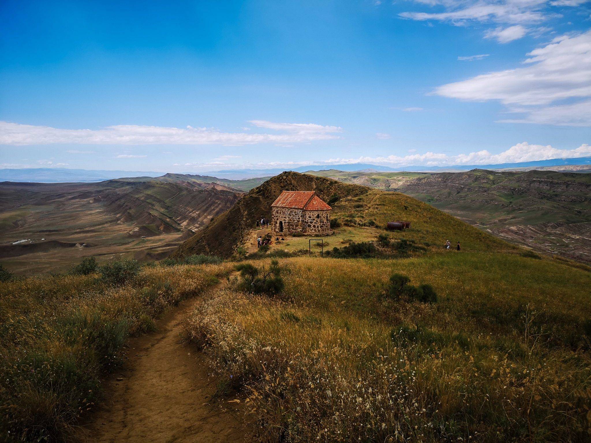 Small chapel on the border of Azerbaijan and Georgia