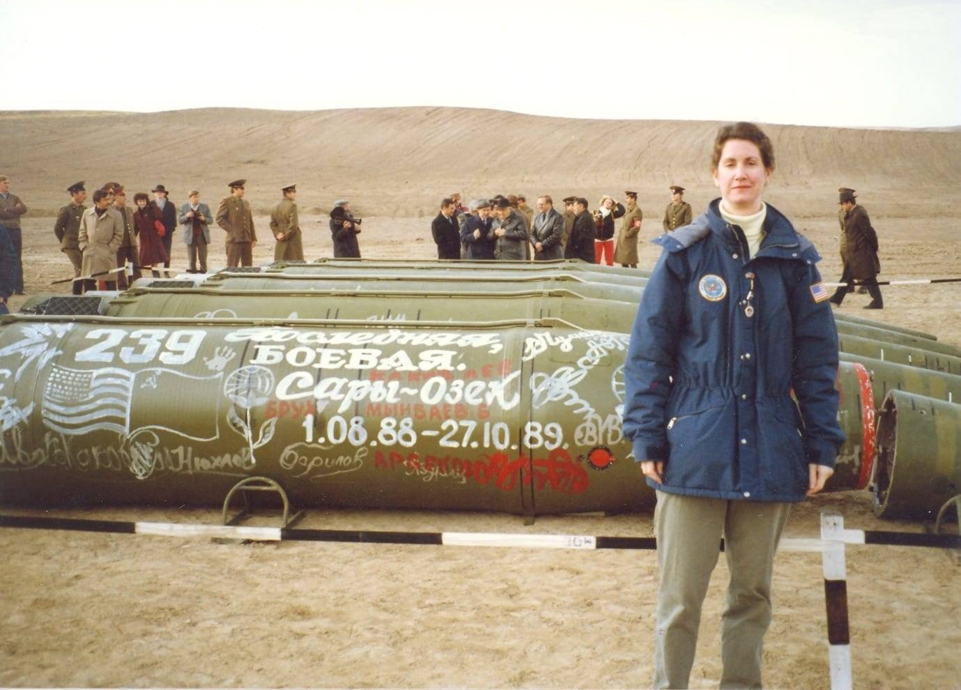 Ambassador Malloy Witnesses the Elimination of the Last Soviet Short Range Missiles Under the INF Treaty