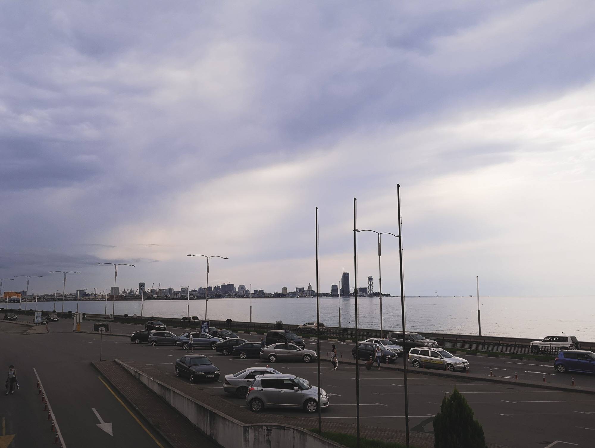 Batumi City panorama from Central Station, Georgia