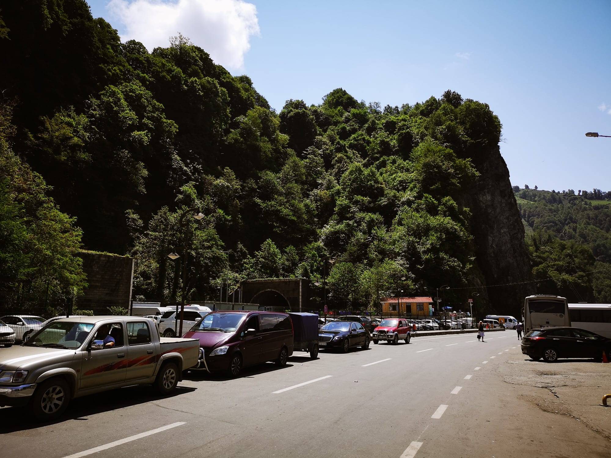 Cliffs in Sarp Town, Turkey