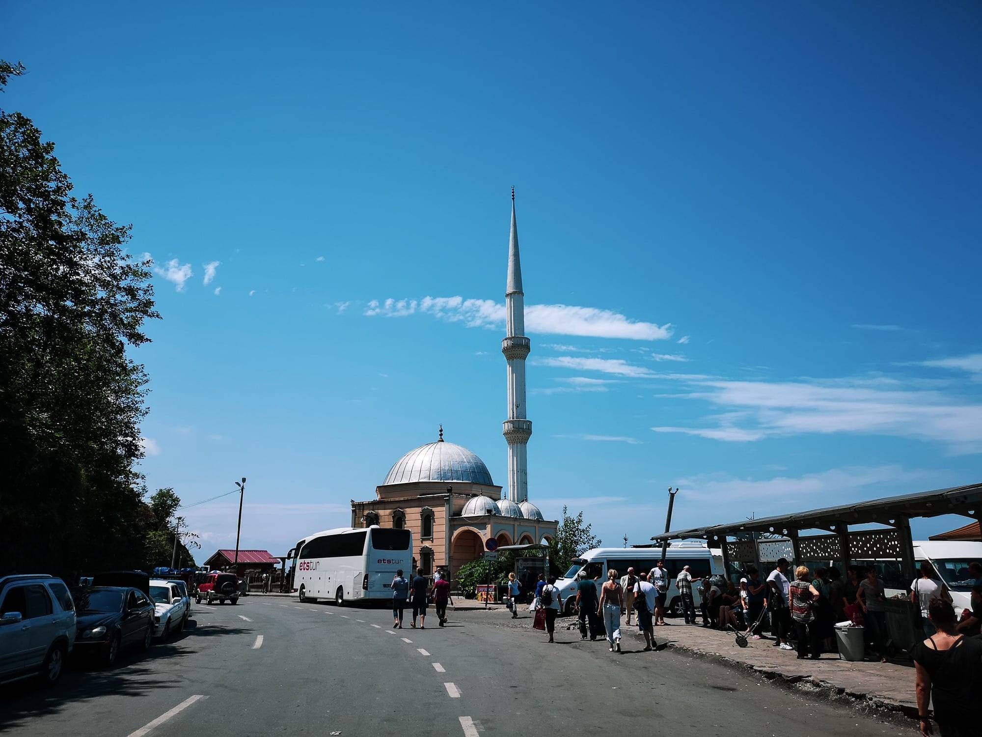 Sarp town on Turkey and georgia border near the Black Sea
