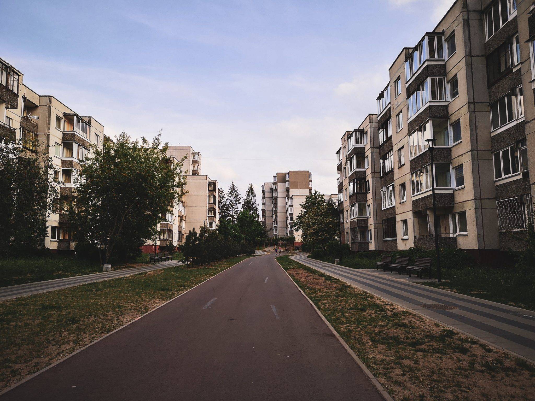 Soviet brutalist micro-district Šeškinė, Vilnius