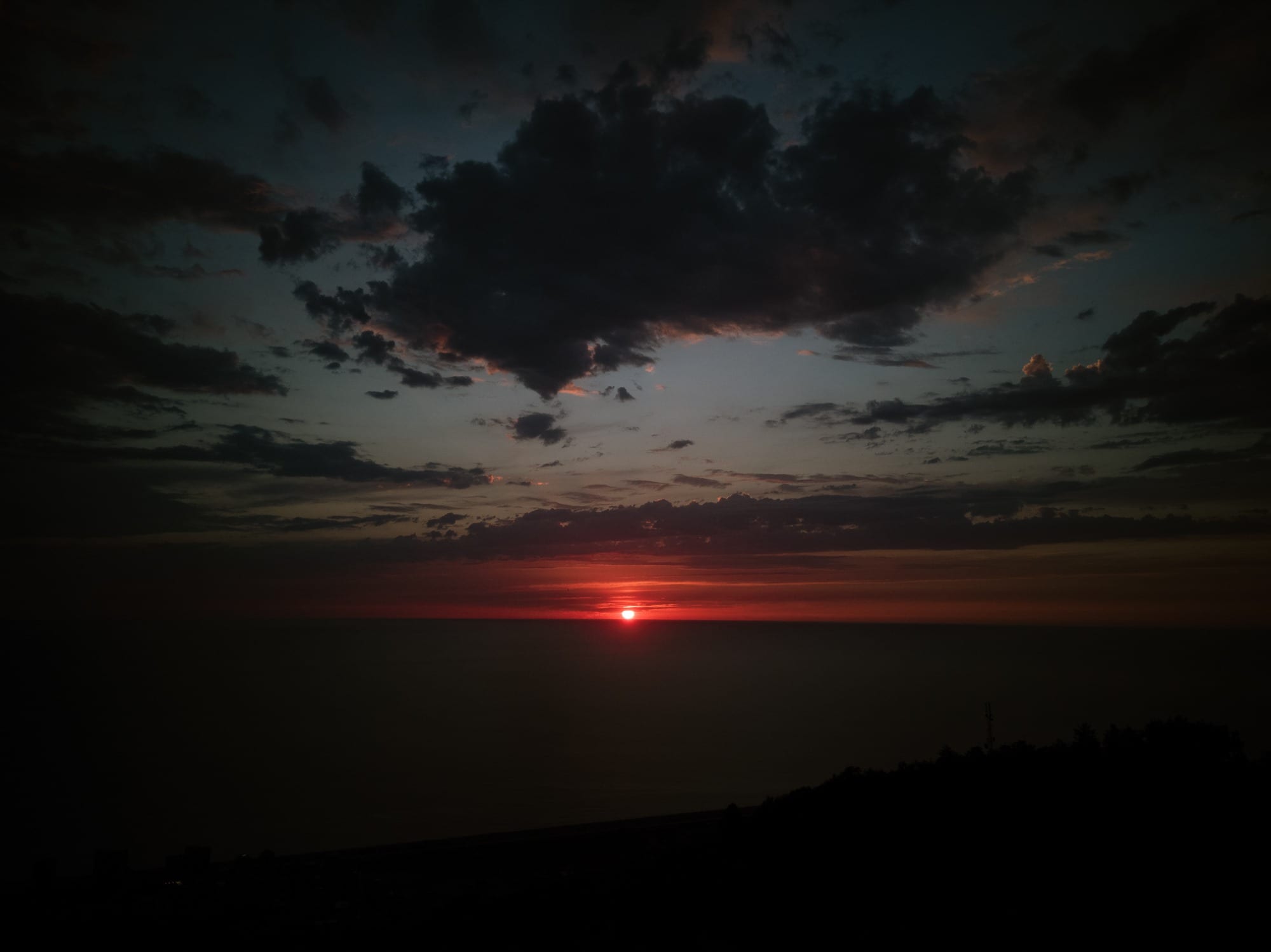 Sunset in Gonio Town by the Black Sea, Georgia