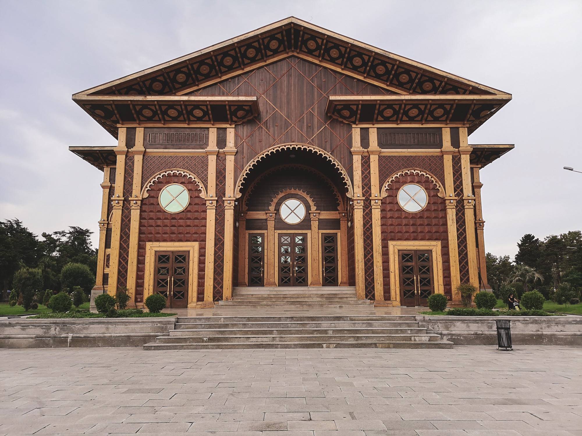 Wooden building in Batumi City, Georgia