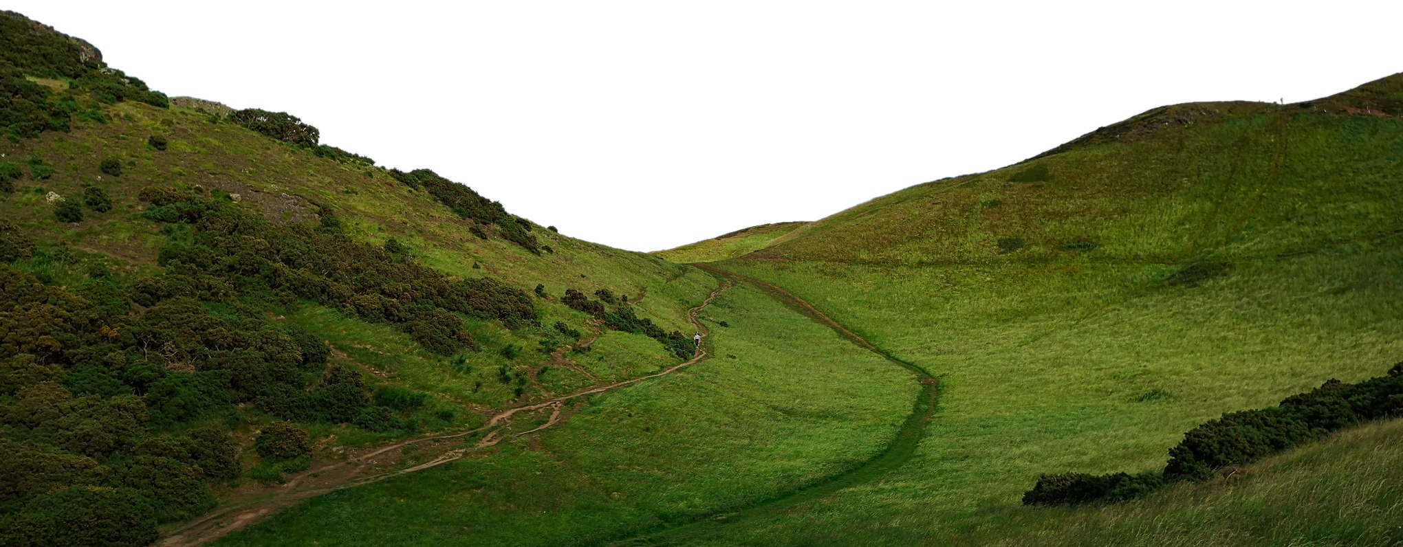Holyrood park in Edinburgh, Scotland