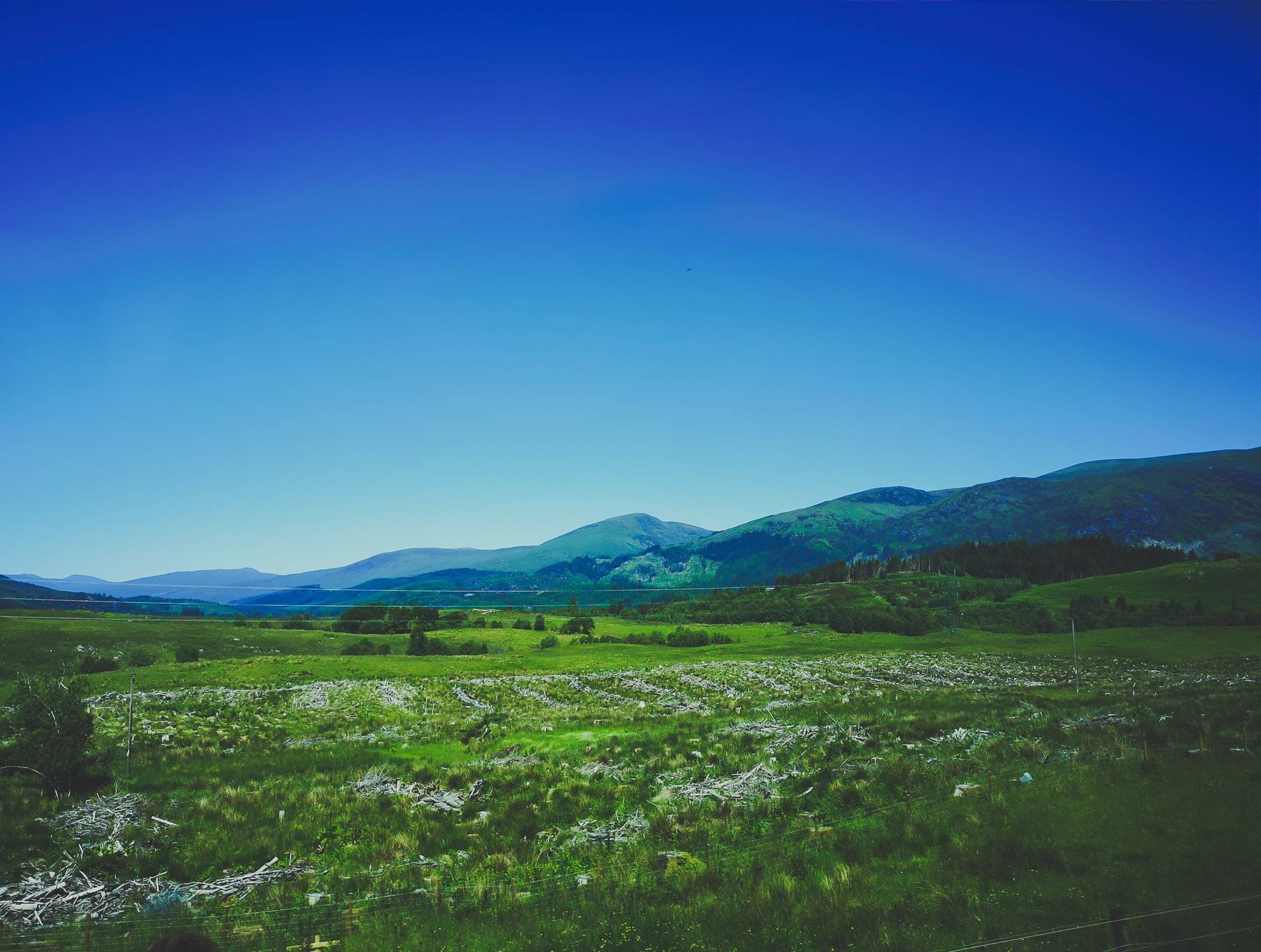   Typical landscape view in Highland of Scotland. Photo by Alis Monte [CC BY-SA 4.0], via Connecting the Dots