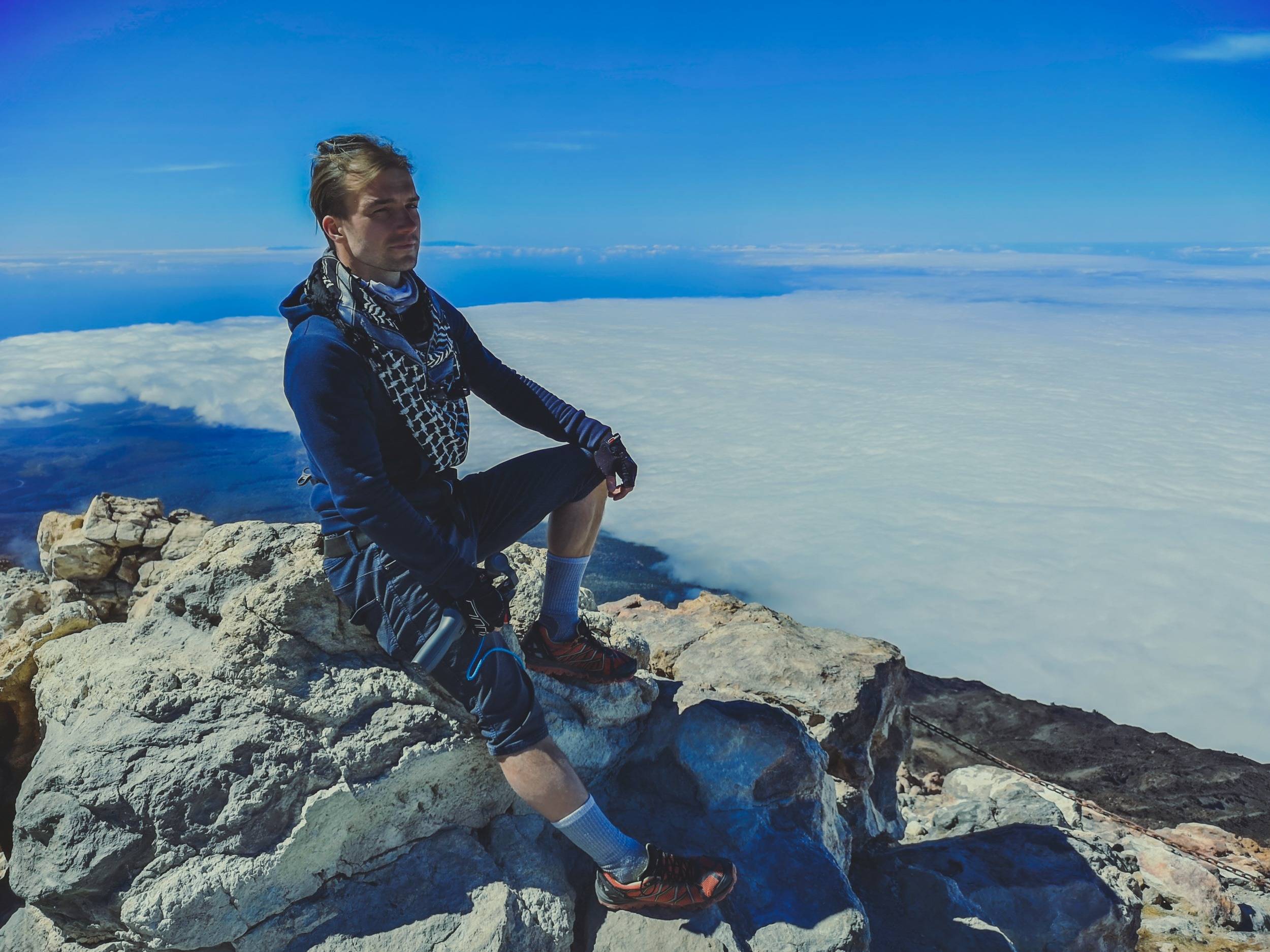   The Cable Car will take you almost to the top of Mount Teide, but to reach the very peak you’ll need a permit. Photo by Alis Monte [CC BY-SA 4.0], via Connecting the Dots