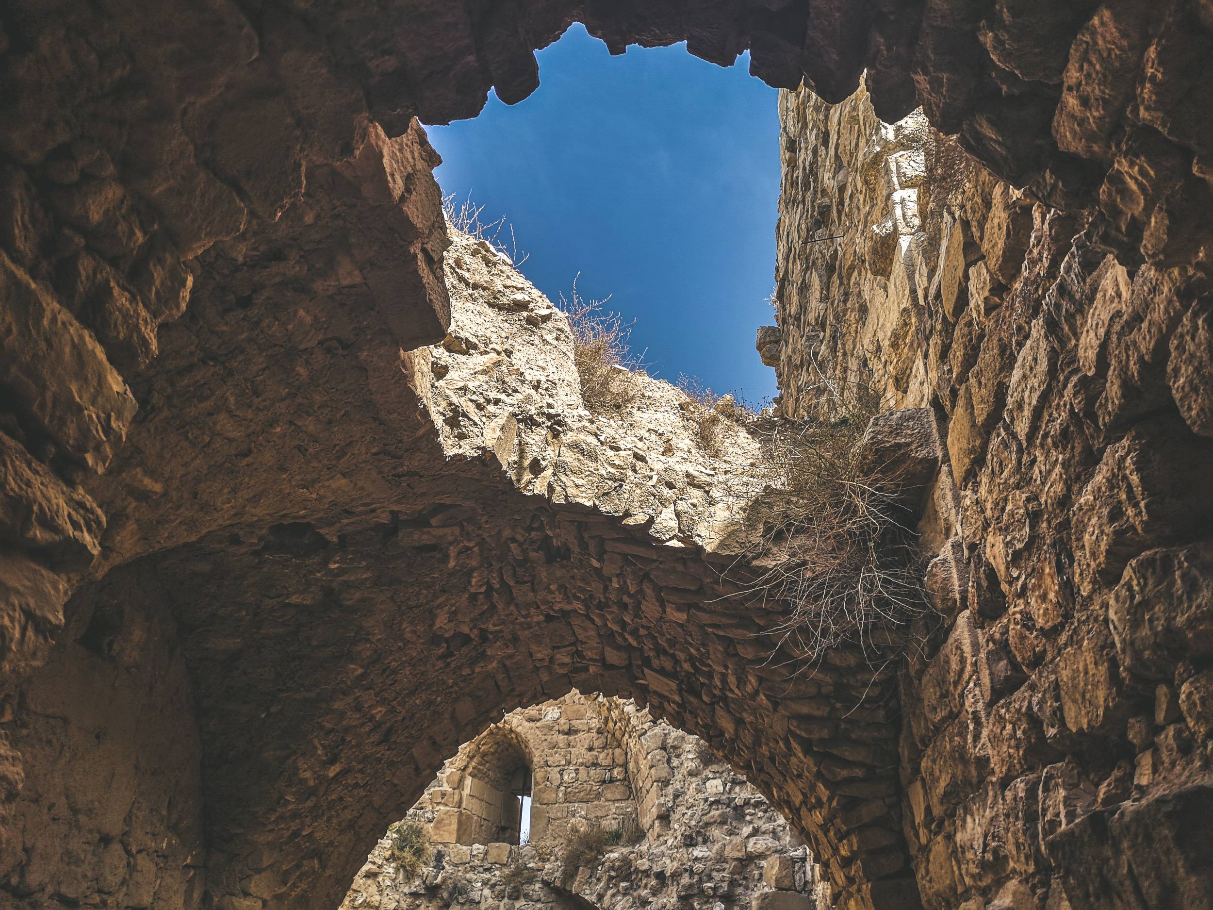 Architectual arc in al-Kerak Castle, Jordan