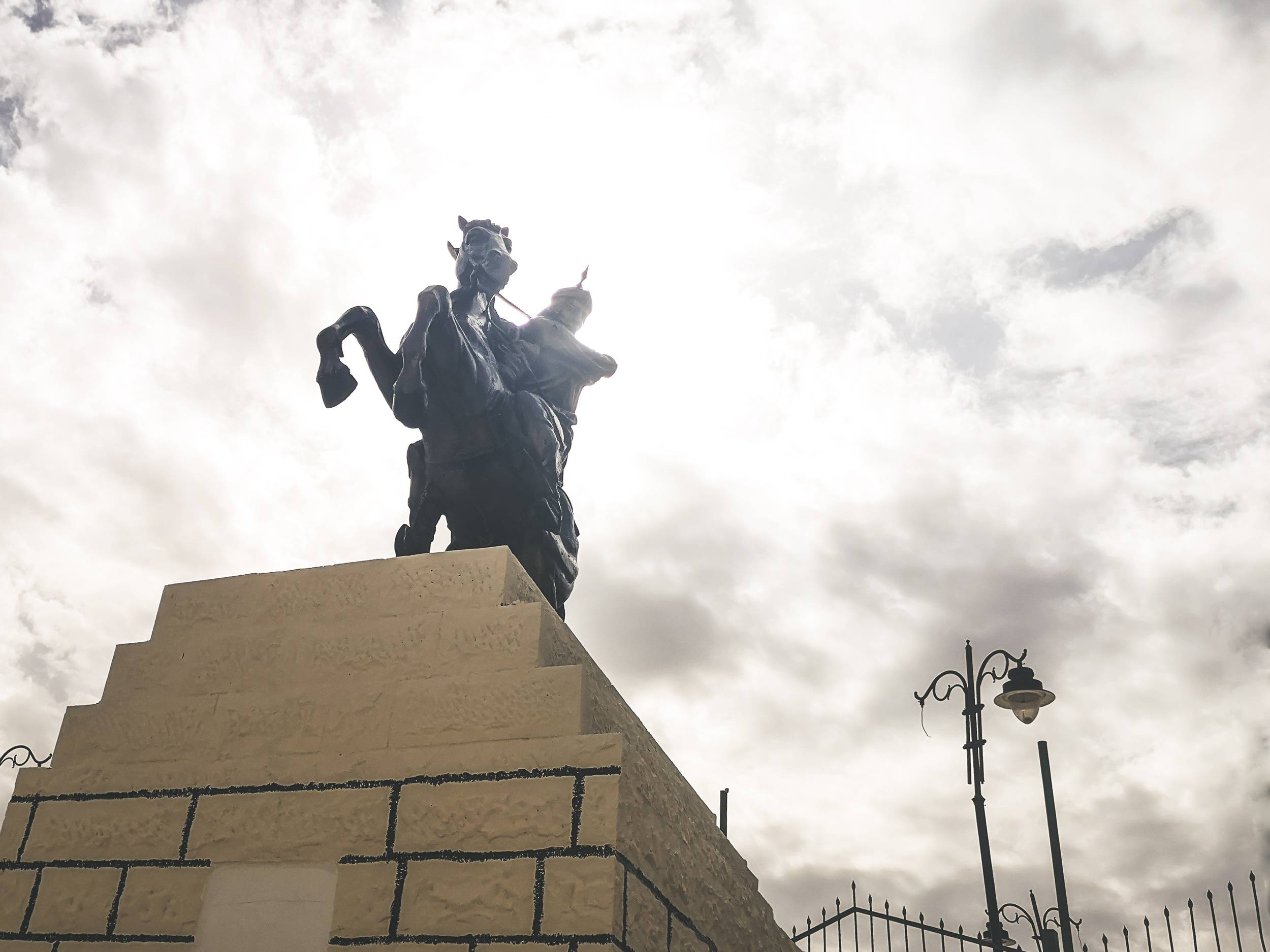 Saladin Statue near al-Karak Castle, Jordan