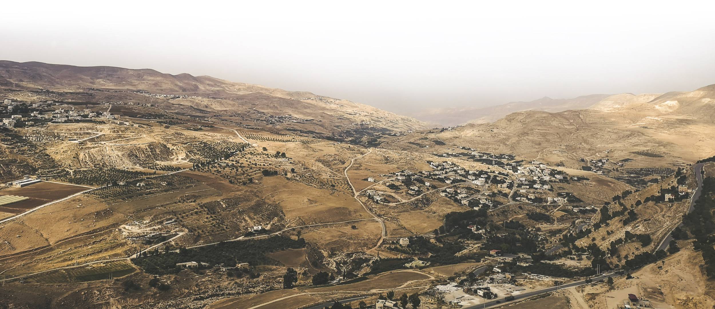 The view from al Karak Castle