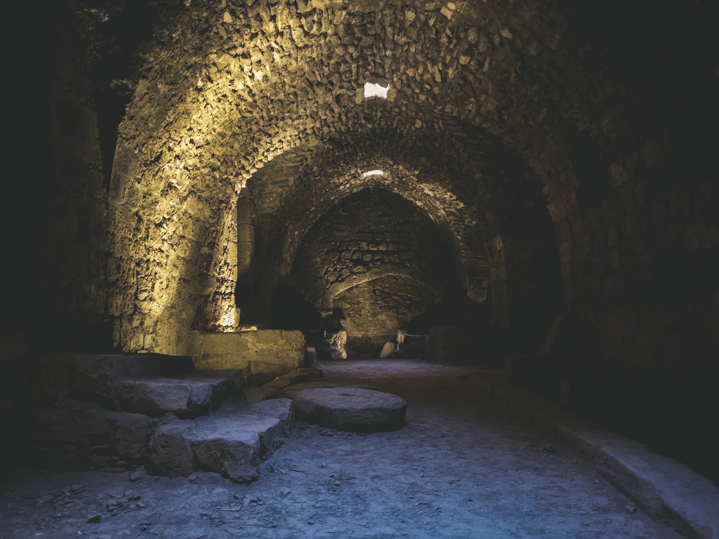 Tunnels of al-Karak Castle, Jordan