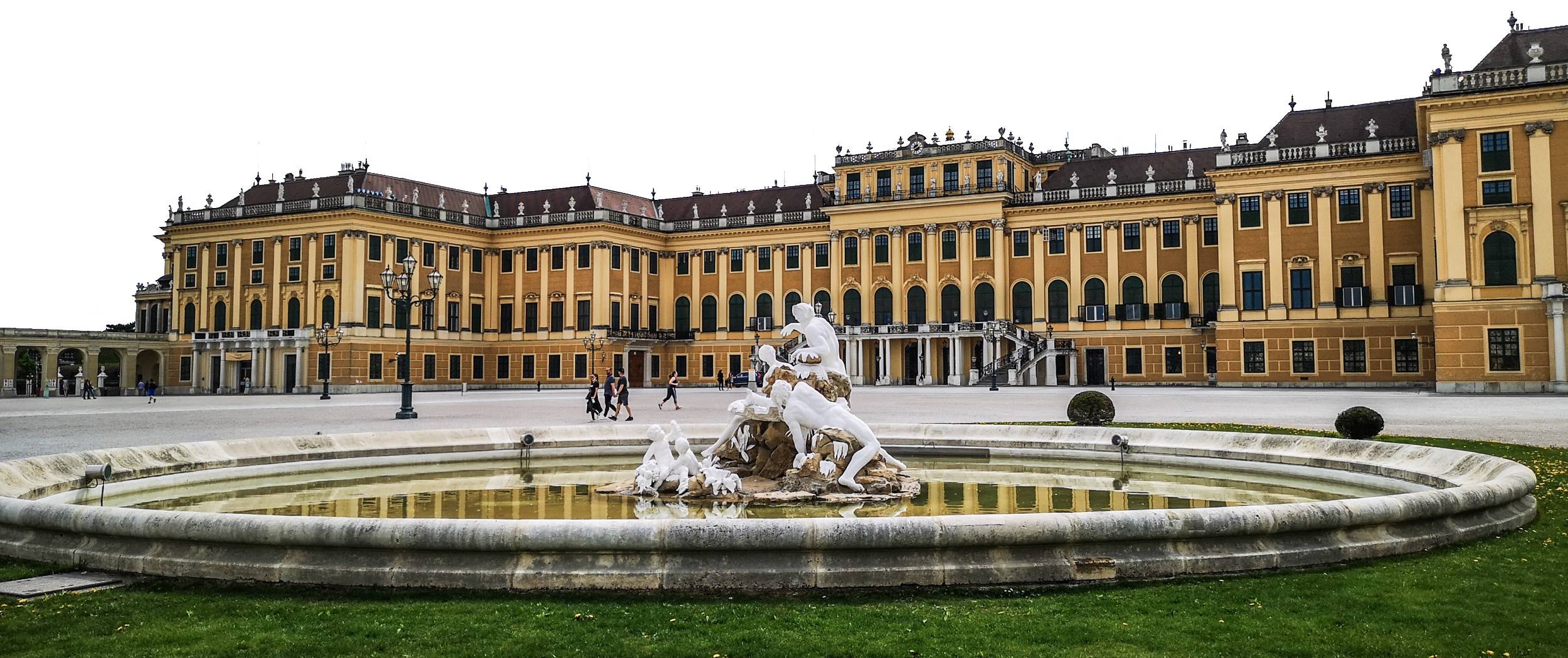 Ehrenhof fountain of Schönbrunn Palace, Vienna