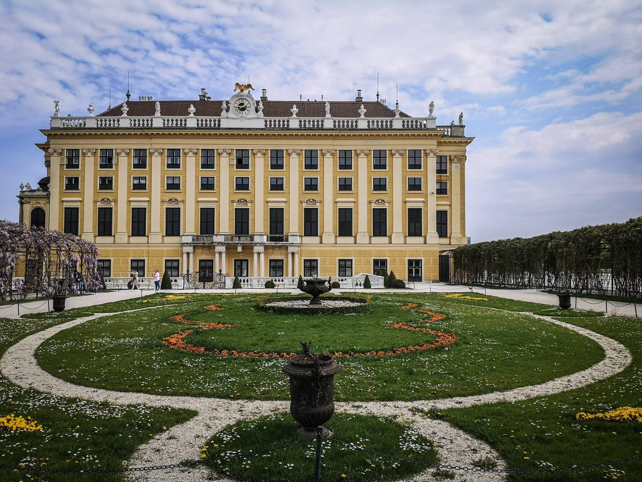 The gardens next to Schönbrunn Palace, Vienna