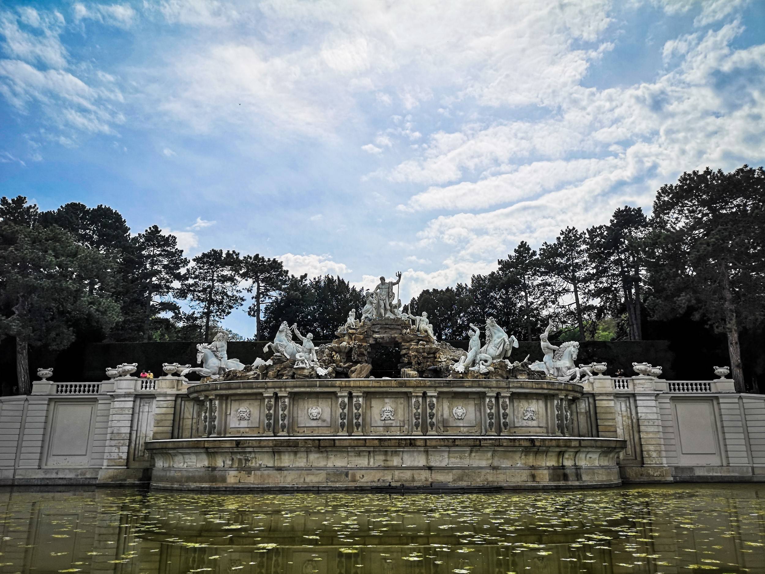 The Neptune Fountain in Schönbrunn Palace, Vienna