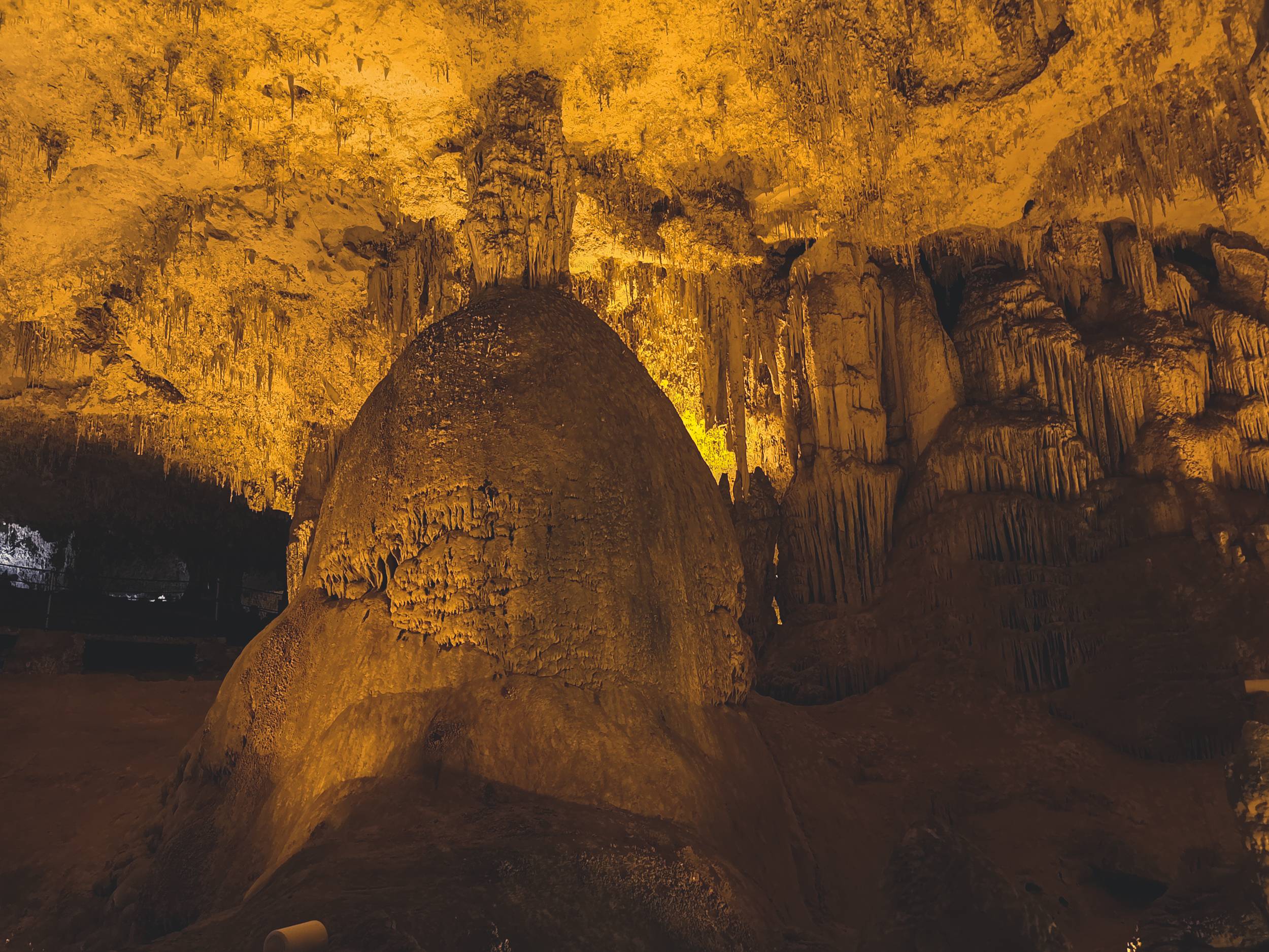 "The Dome" inside Neptune's Cave, Sardinia, Italy