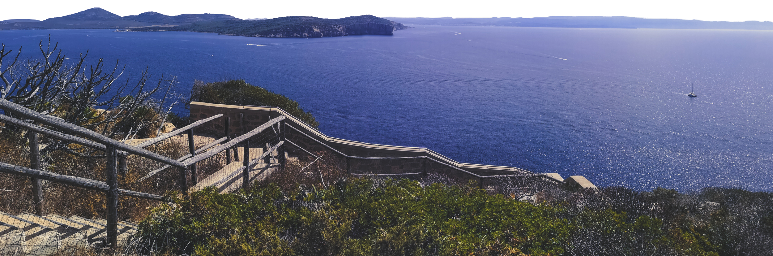 The view from Capo Caccia, Sardinia, Italy