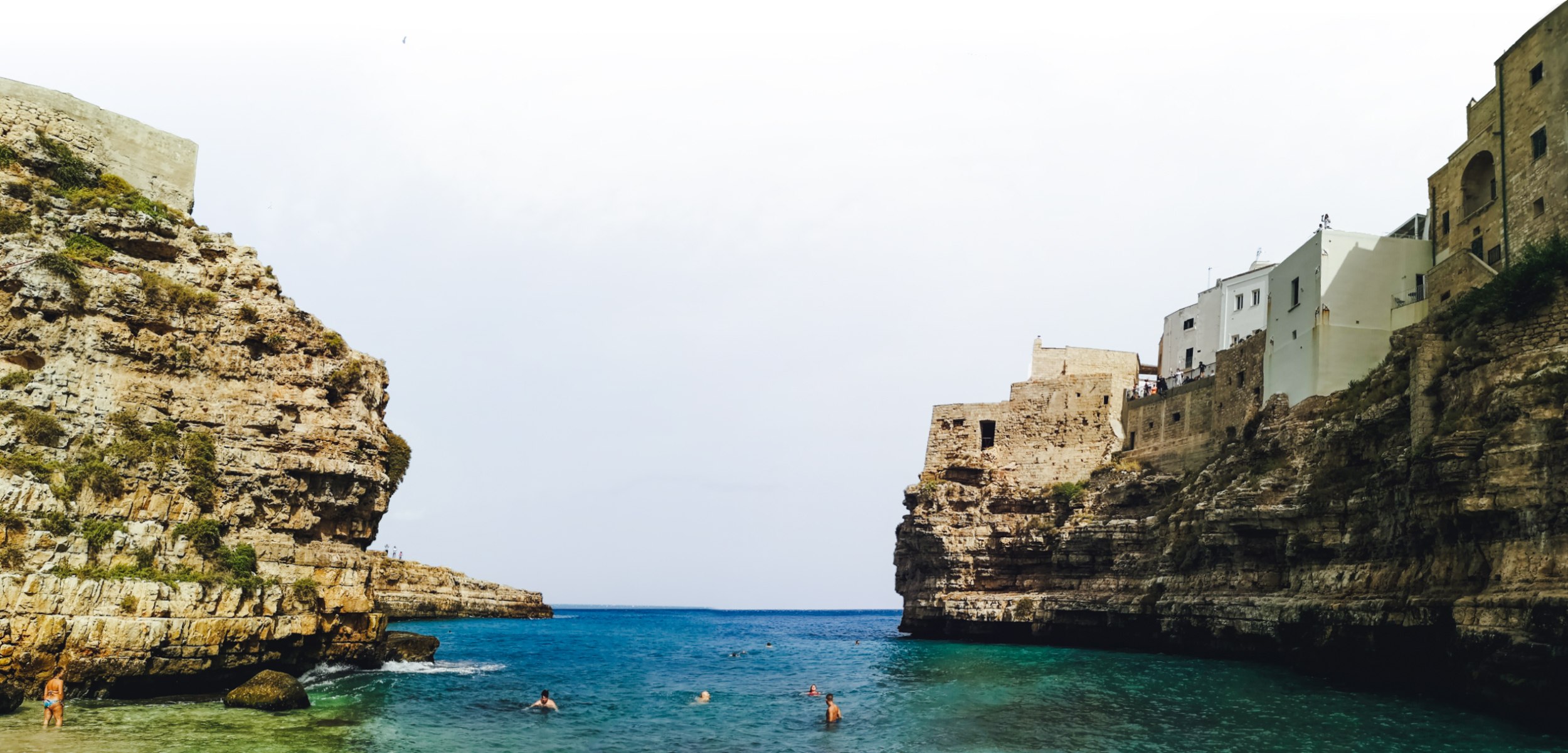 Lama Monachile Beach in Polignano a Mare, Puglia, Italy