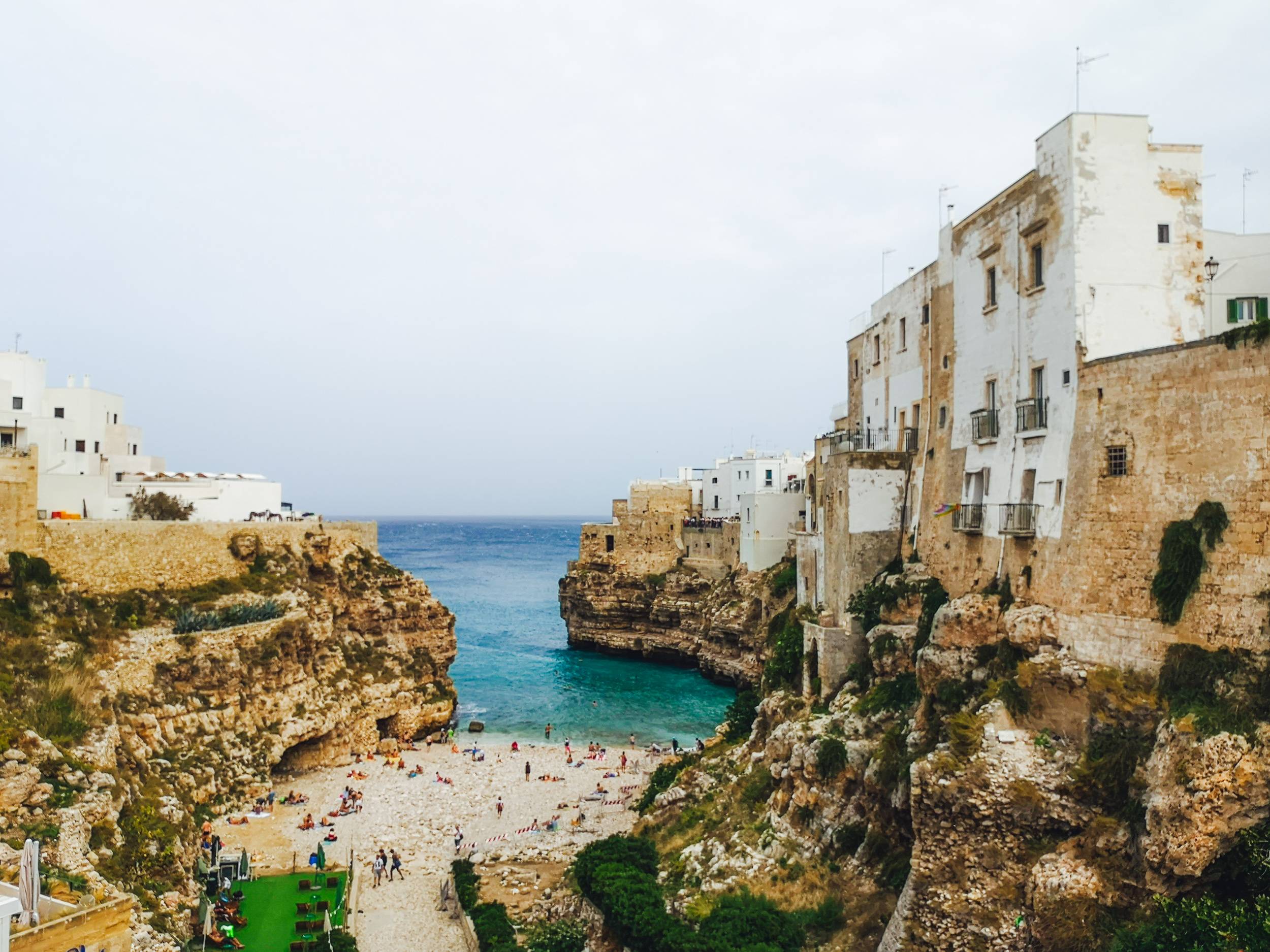 Lama Monachile in Polignano a Mare, Puglia, Italy
