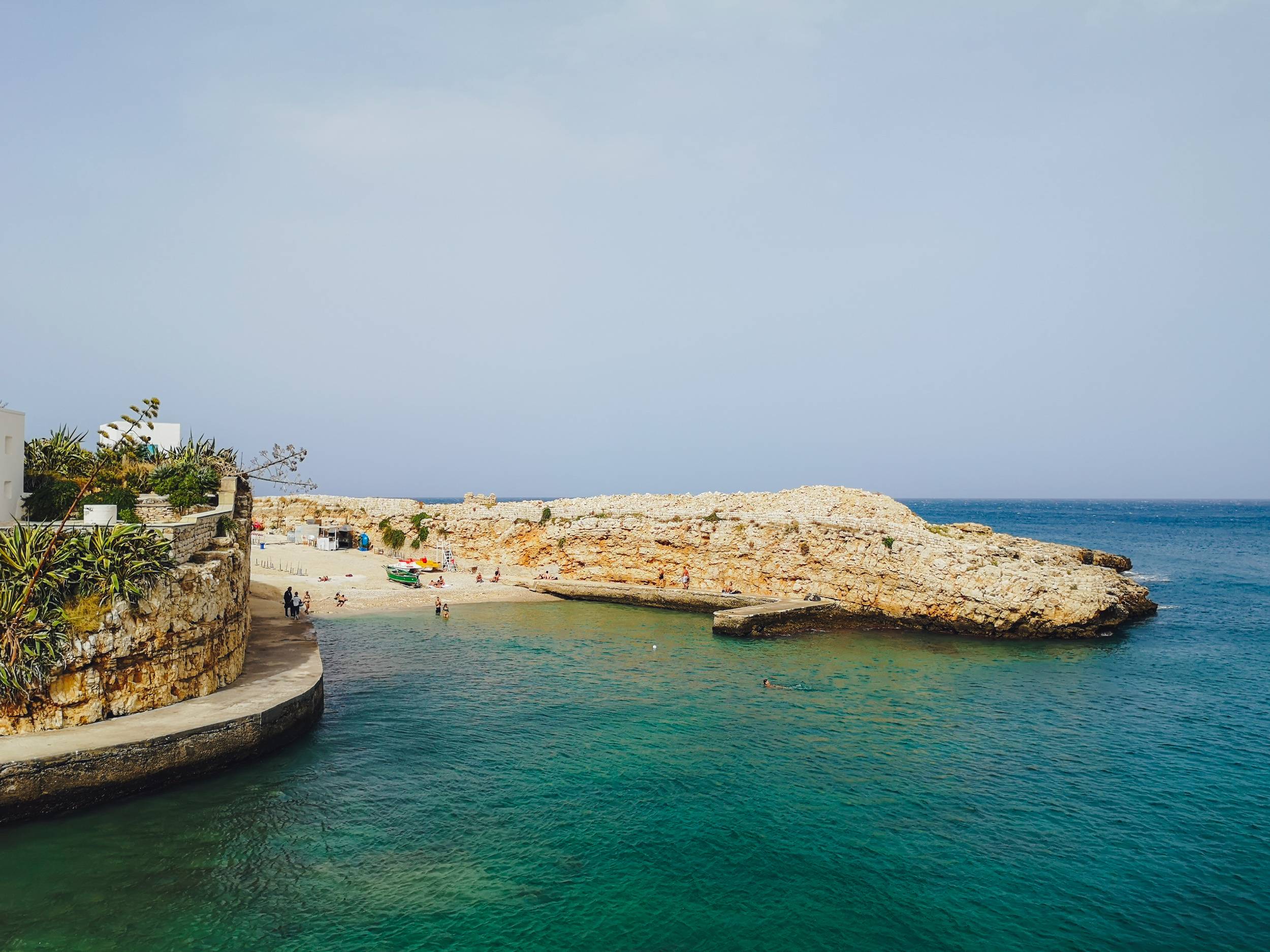 Lido Cala Puara in Polignano a Mare, Puglia, Italy