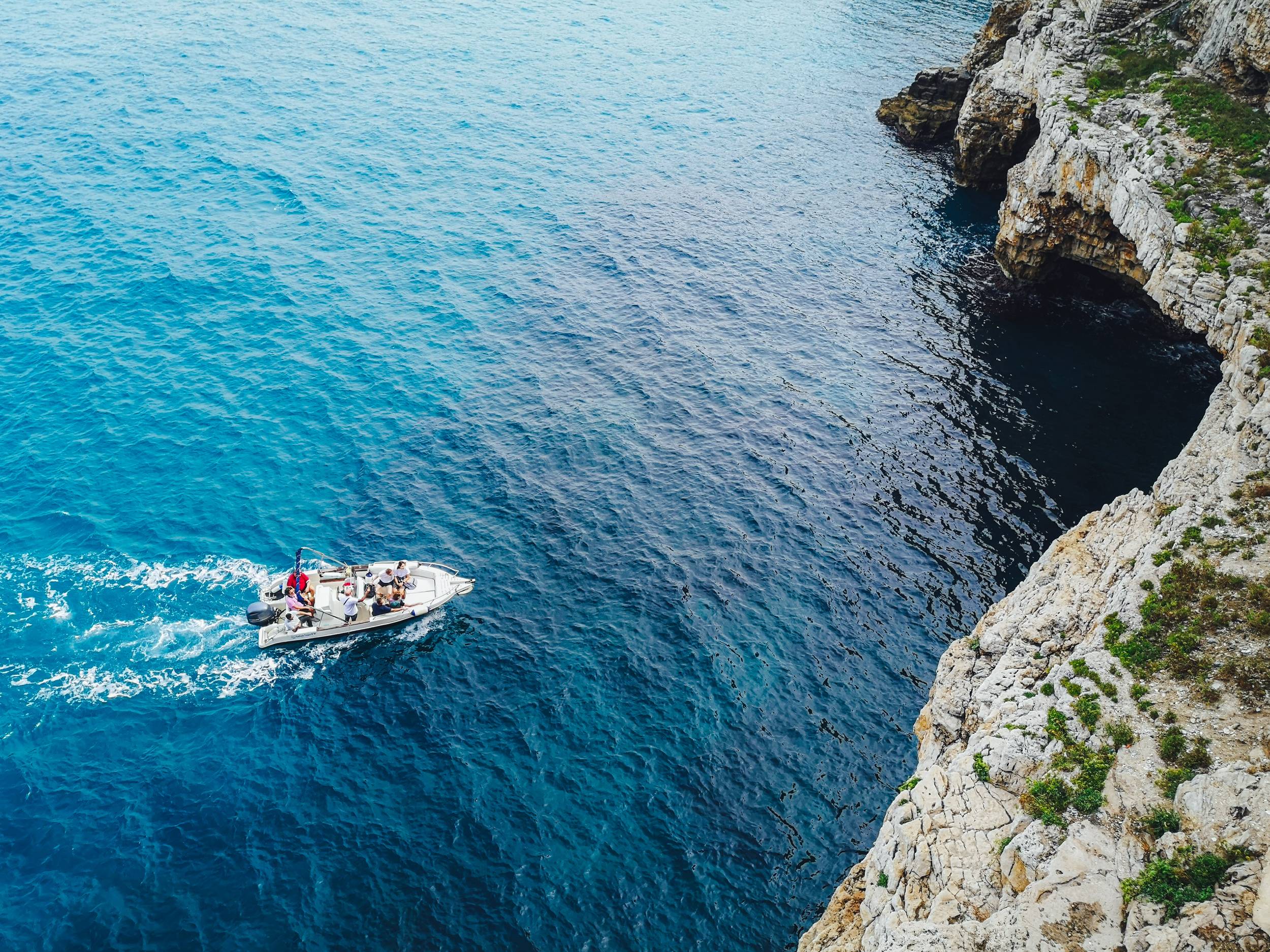 Polignano a Mare boat cave tours in Puglia, Italy
