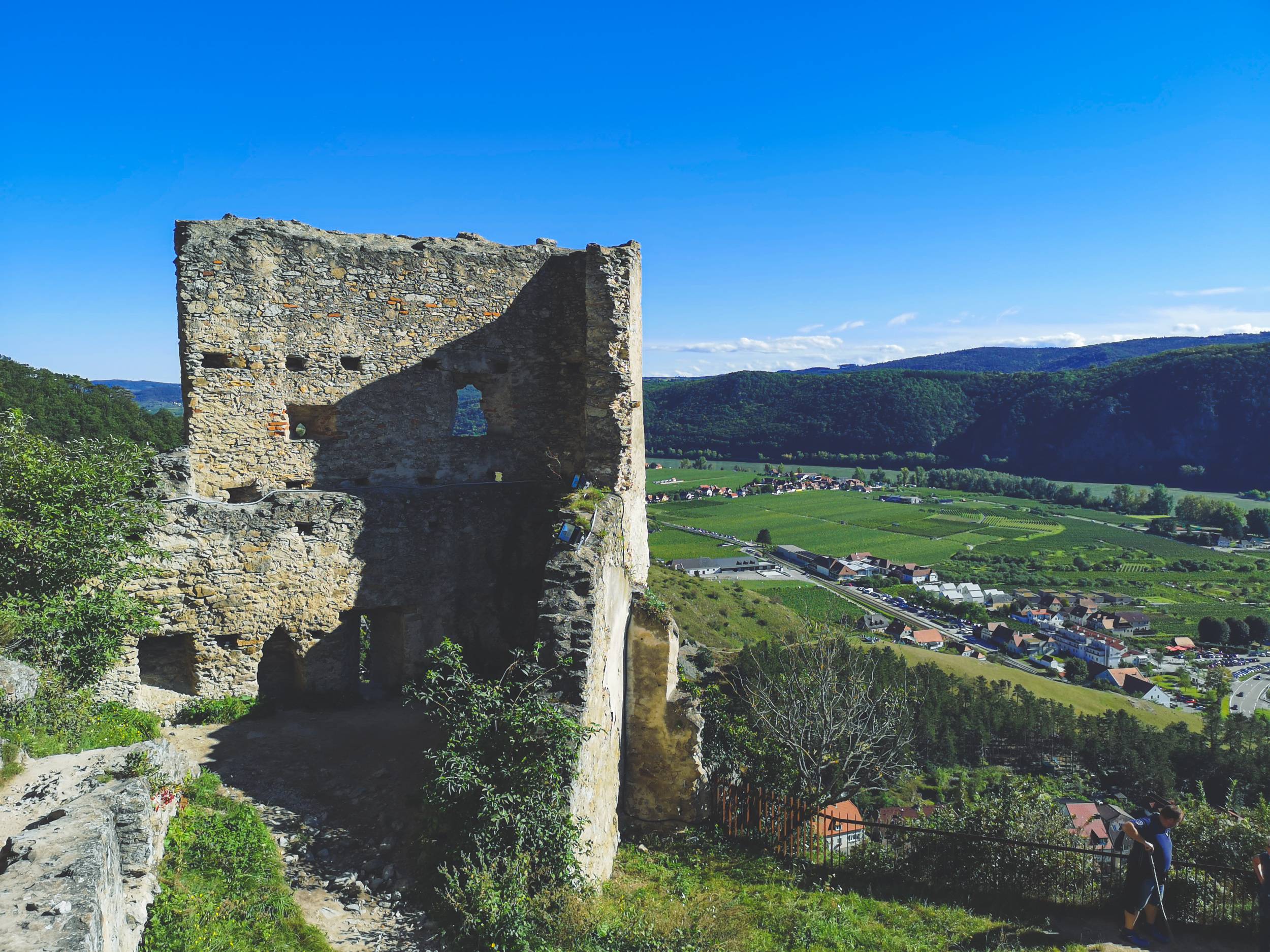 Dürnstein Castle ruins in Wachau Valley, Austria