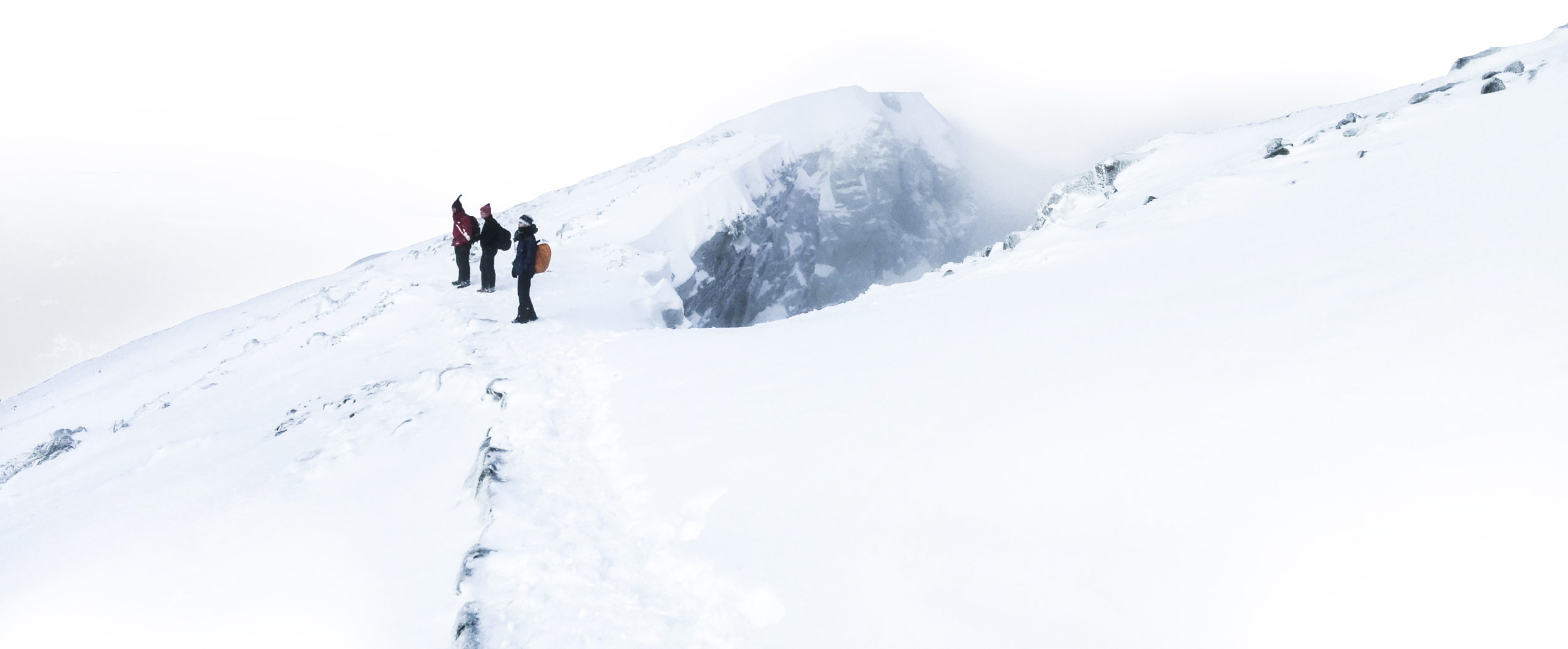Winter hiking high tatra mountains, poland