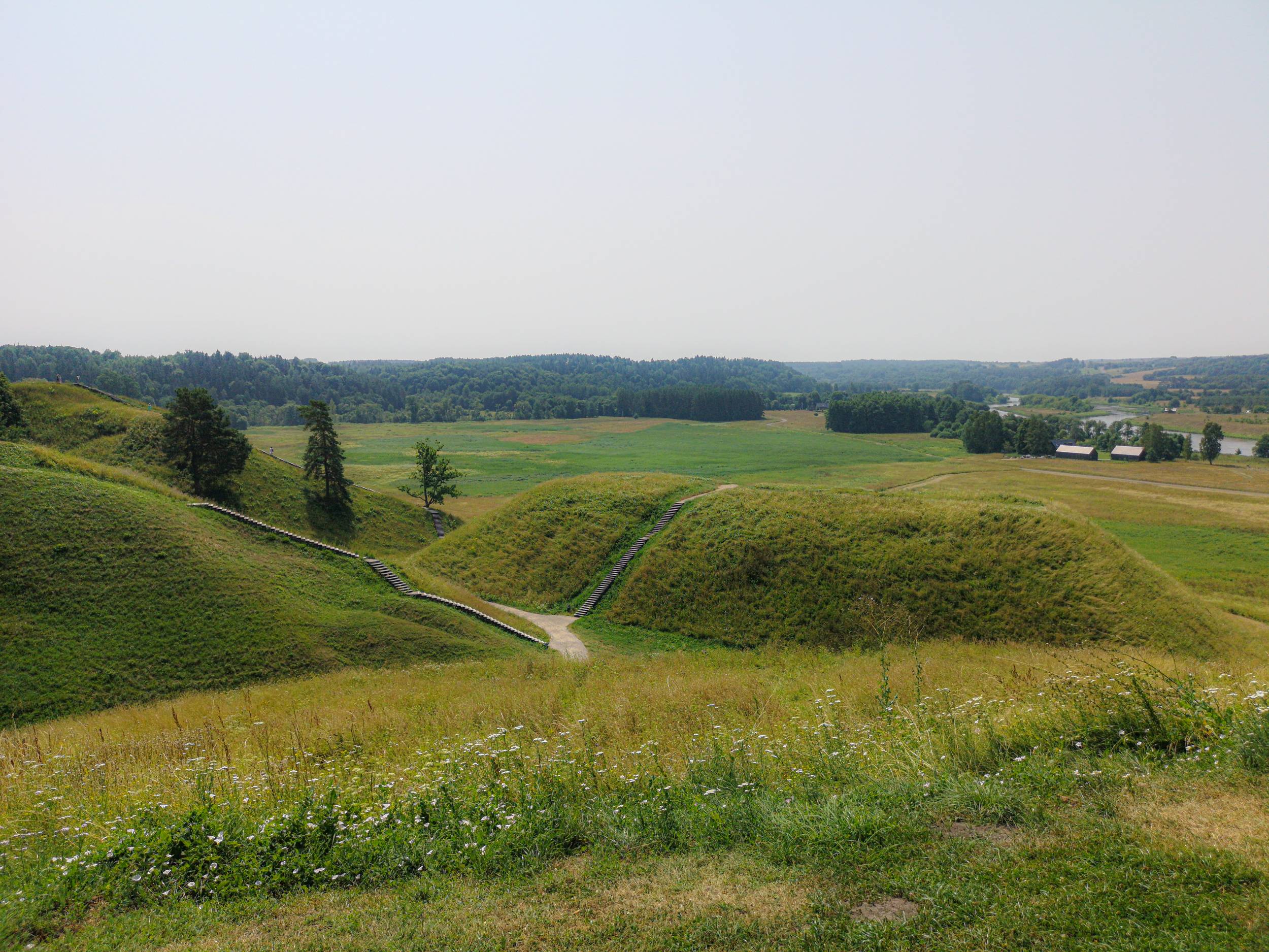 Altar Mound in Kernavė UNESCO Archeological site, Lithuania